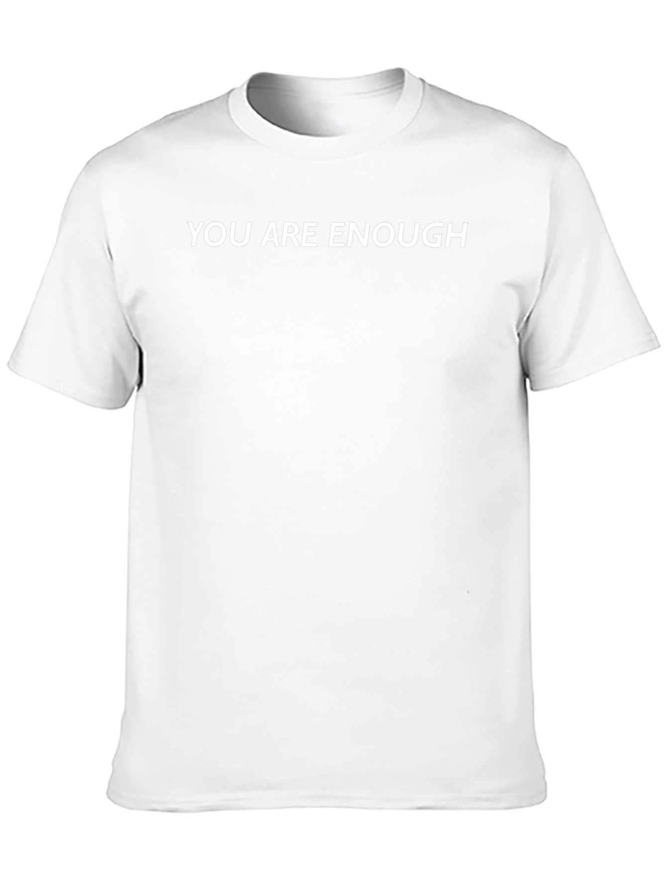 You Are Enough Graphic Black T-Shirt