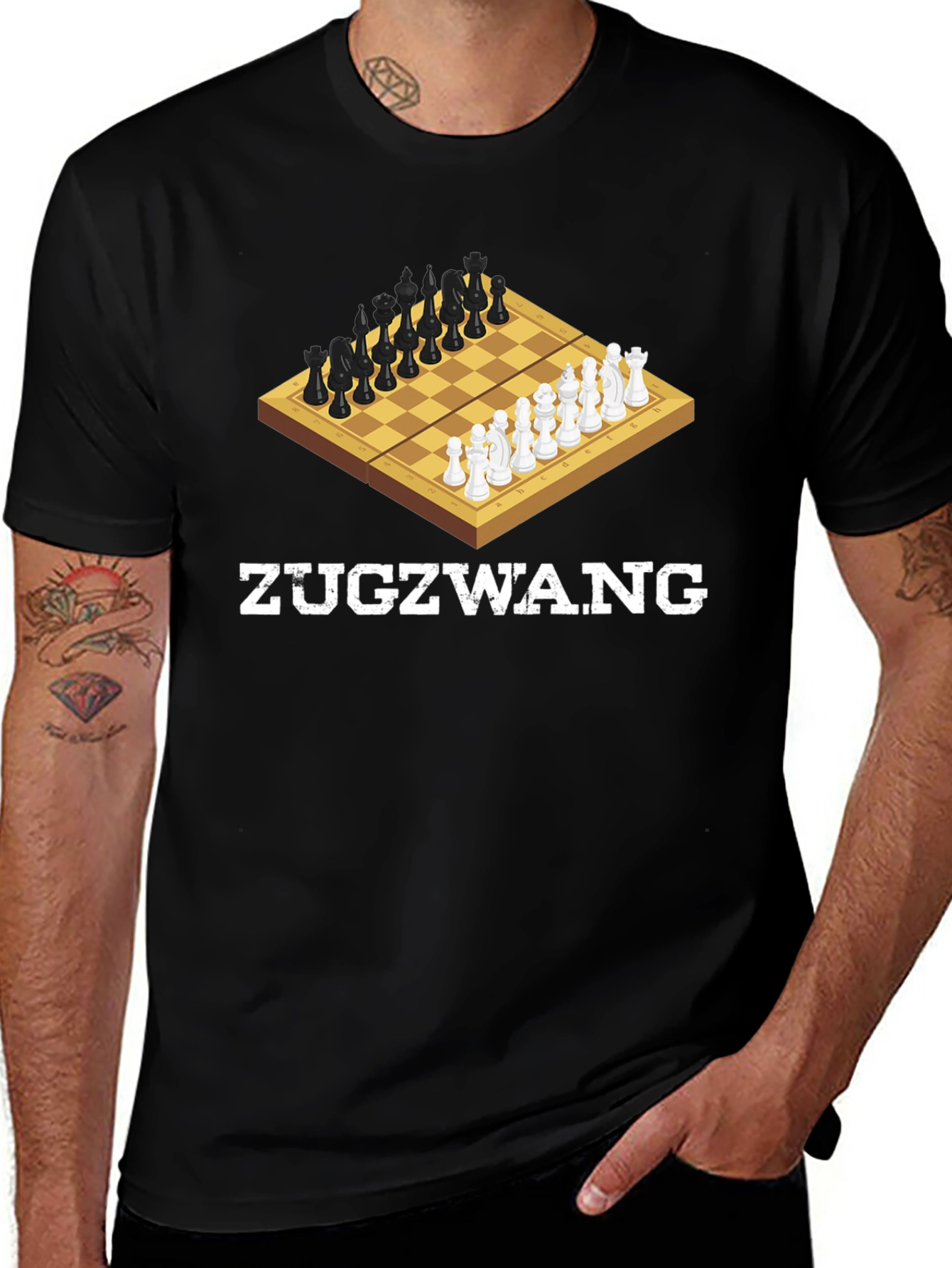 Zugzwang Chess T-Shirt - Strategy Game Tee