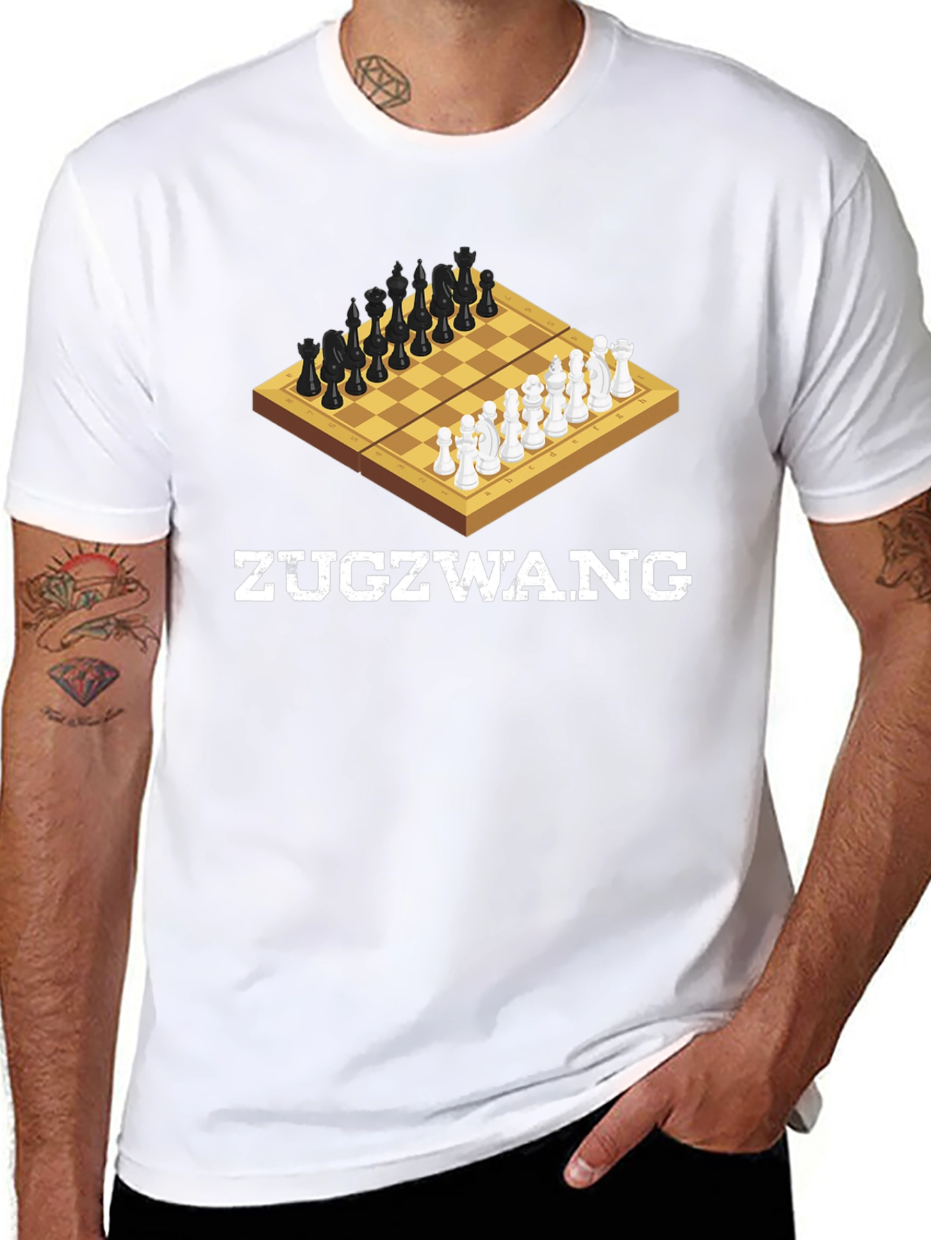 Zugzwang Chess T-Shirt - Strategy Game Tee