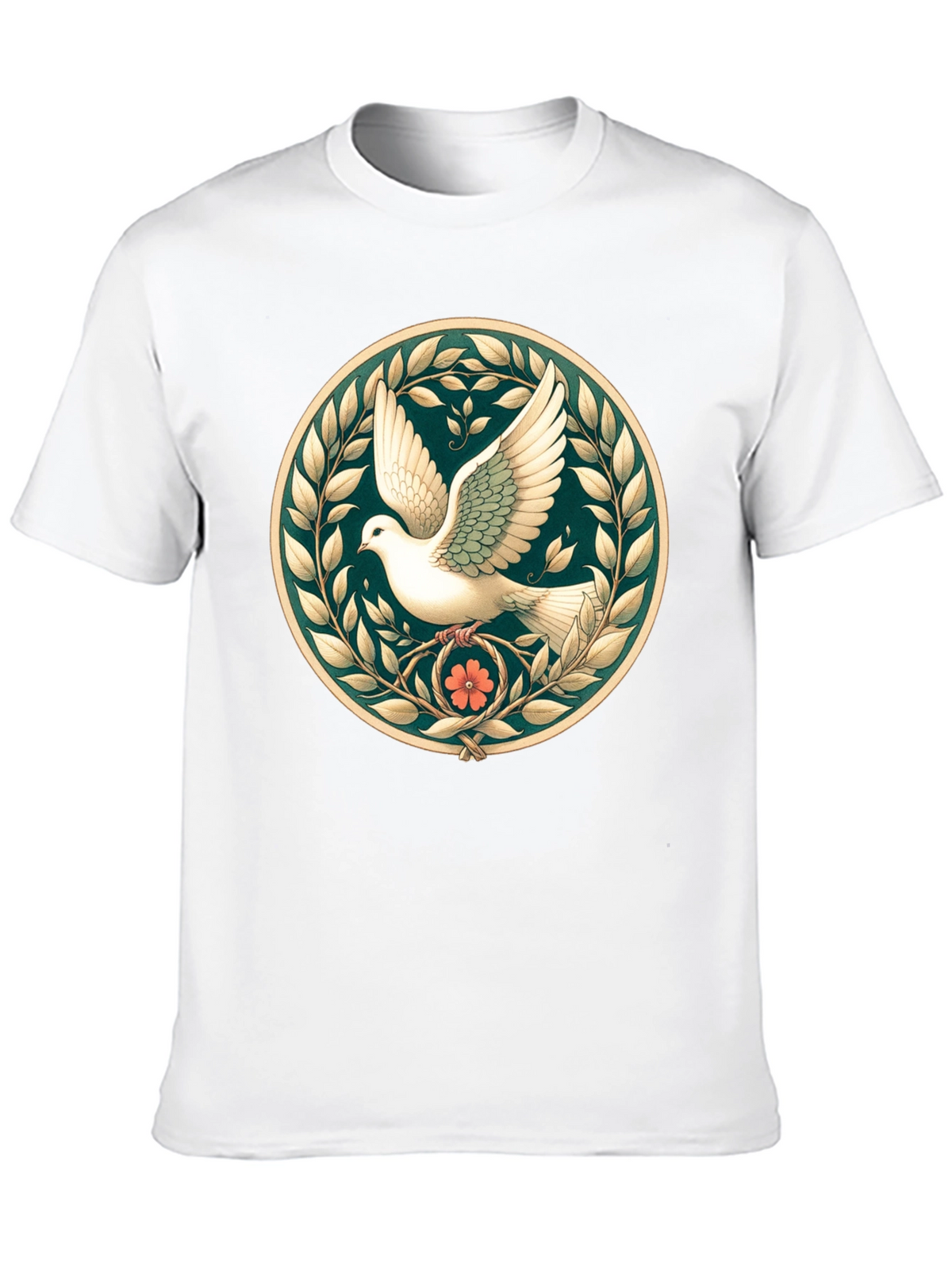 Peace Dove Graphic Tee - Black Unisex Shirt