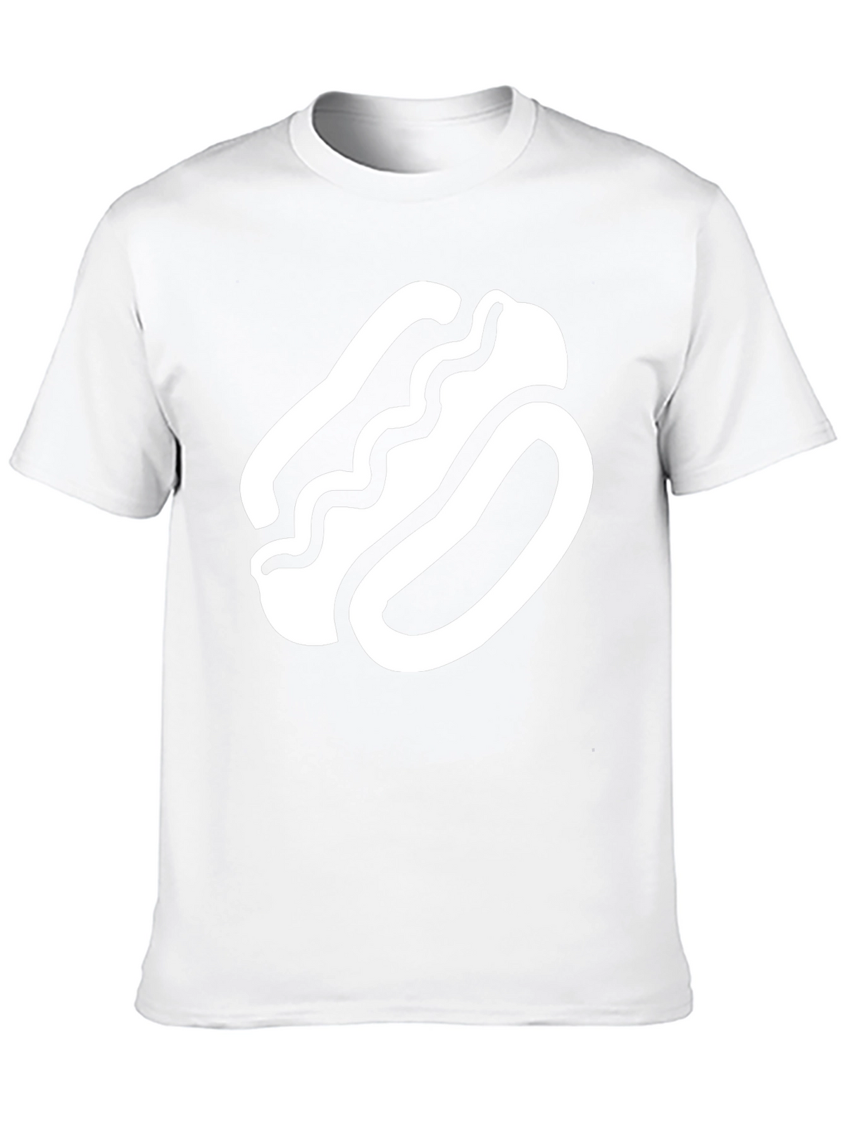 Hot Dog Graphic T-Shirt - Unisex Black Tee