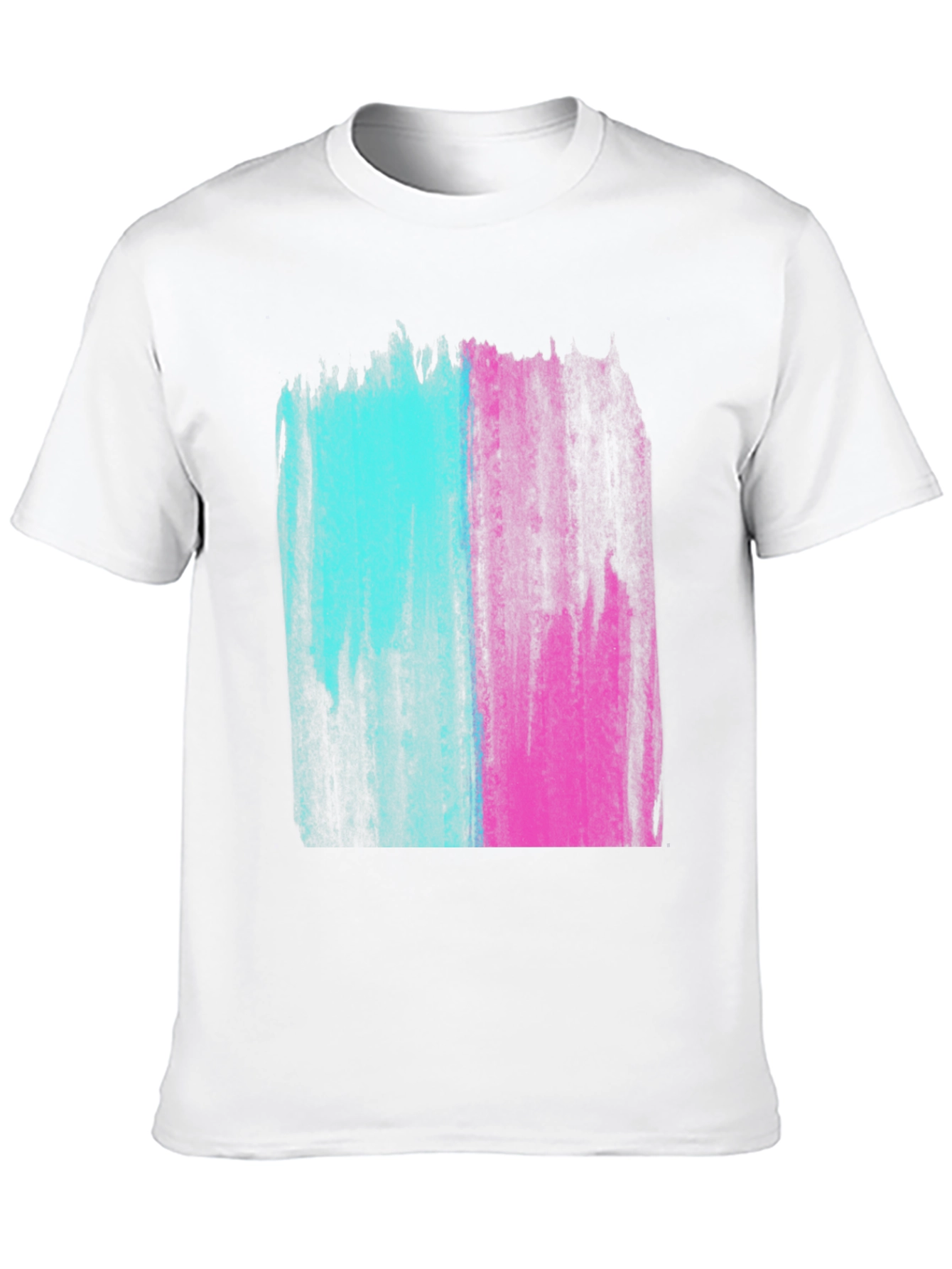 Abstract Brushstroke Graphic Tee - Modern Art Shirt