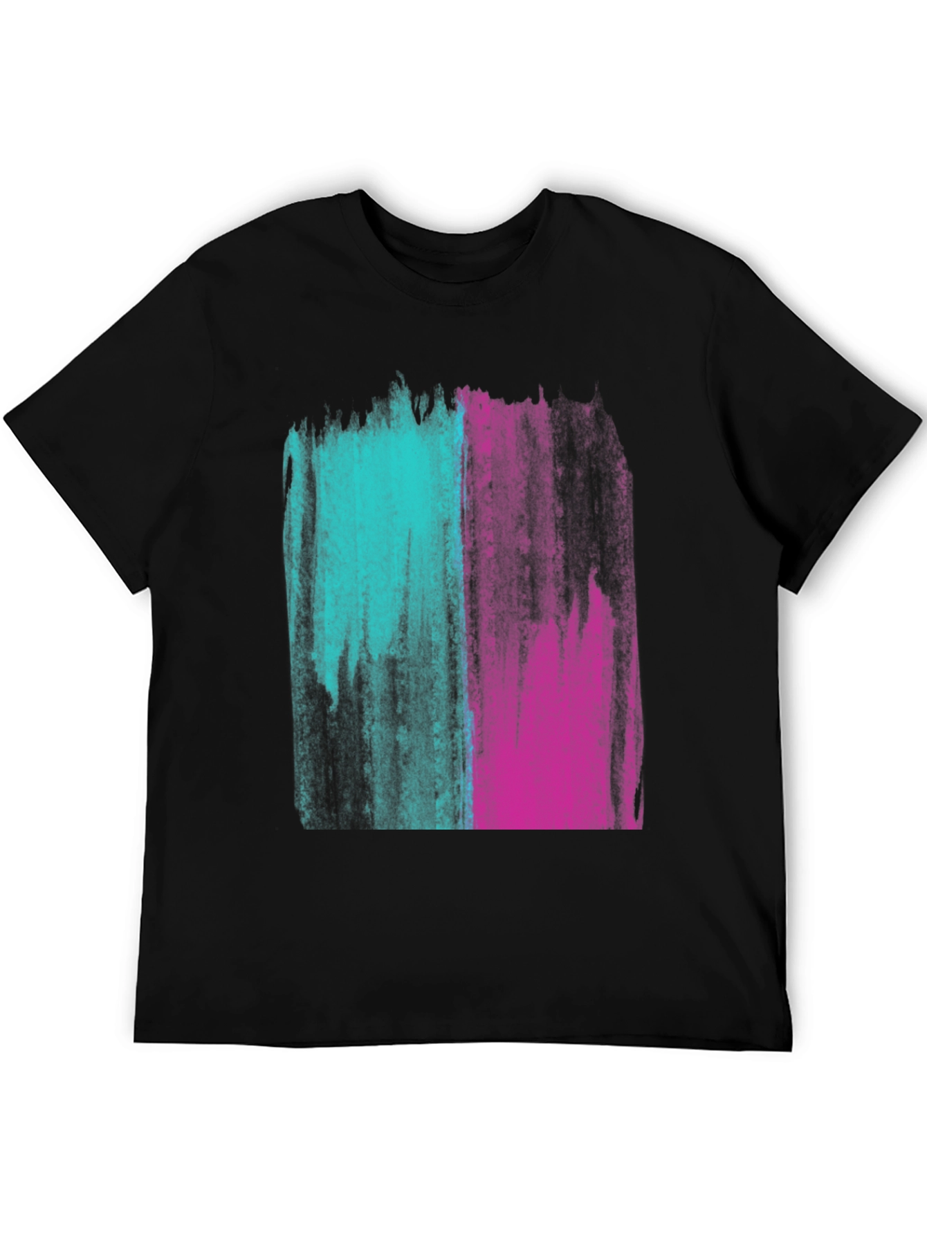 Abstract Brushstroke Graphic Tee - Modern Art Shirt