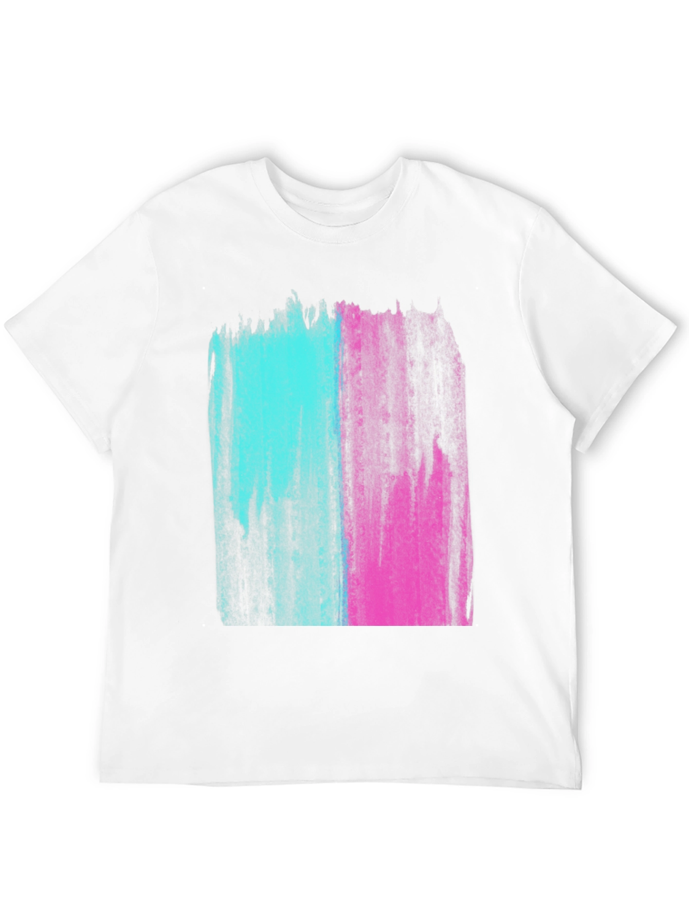 Abstract Brushstroke Graphic Tee - Modern Art Shirt