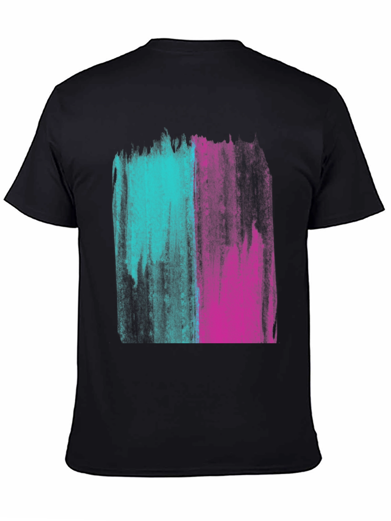 Abstract Brushstroke Graphic Tee - Modern Art Shirt