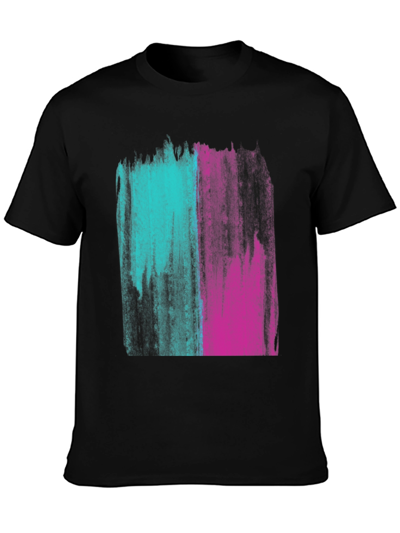 Abstract Brushstroke Graphic Tee - Modern Art Shirt