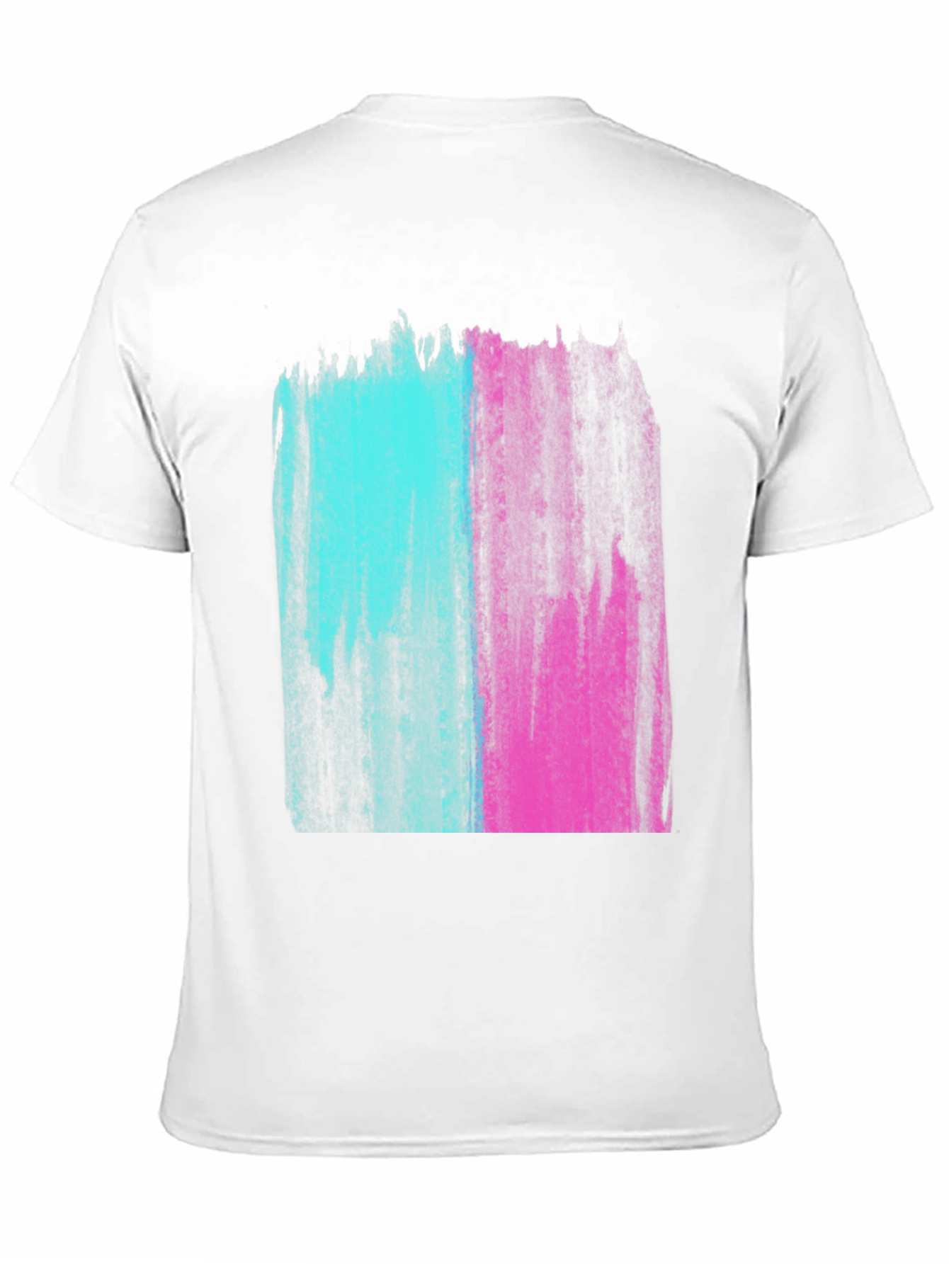 Abstract Brushstroke Graphic Tee - Modern Art Shirt