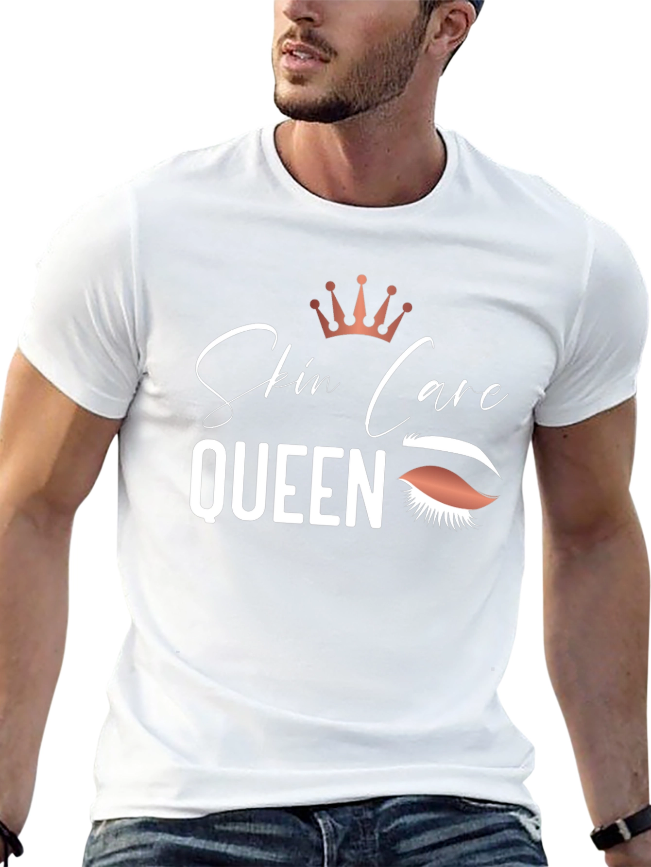 Skin Care Queen Black Graphic Tee