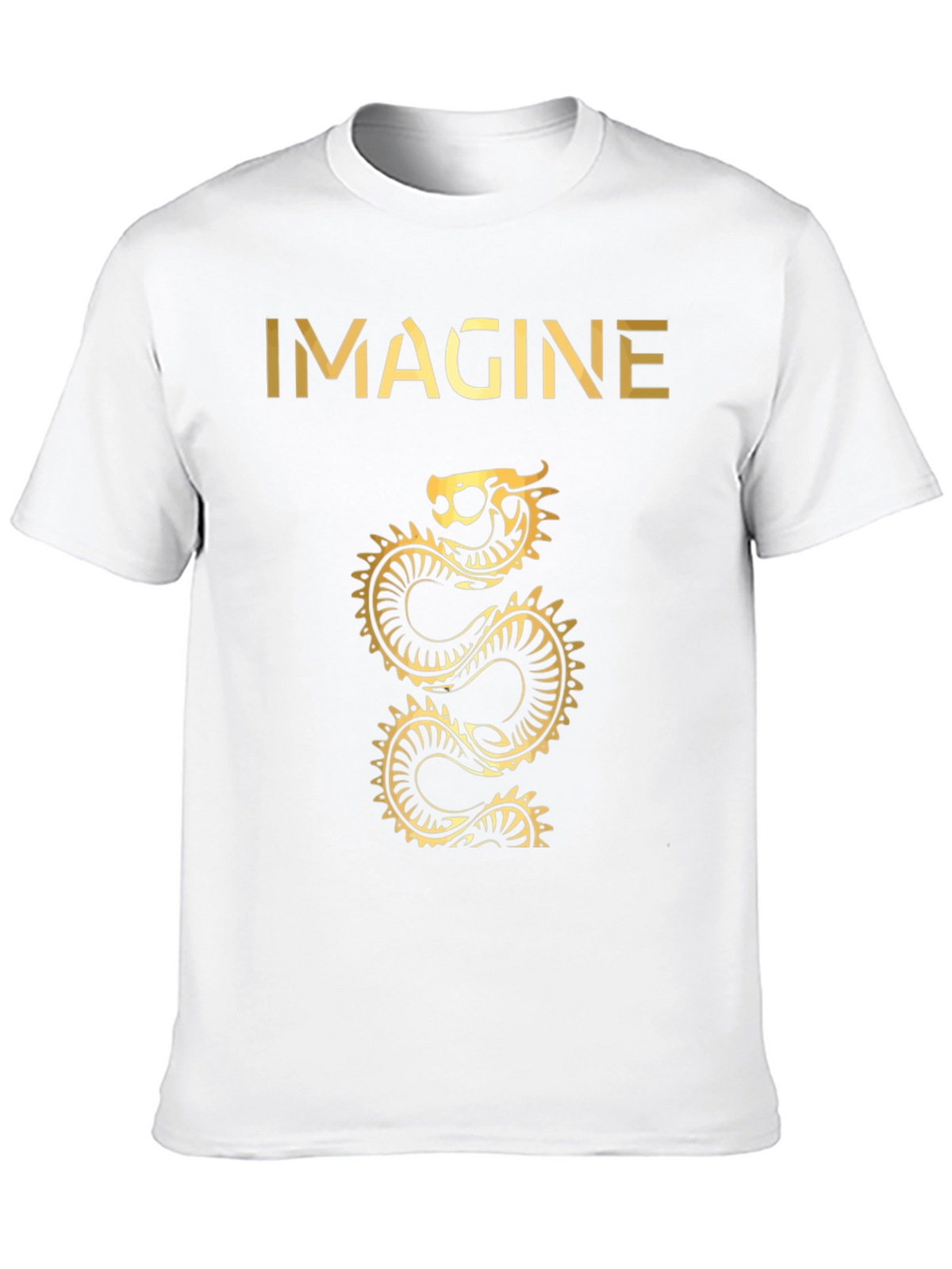 Imagine Dragon Tee - Black Cotton T-Shirt
