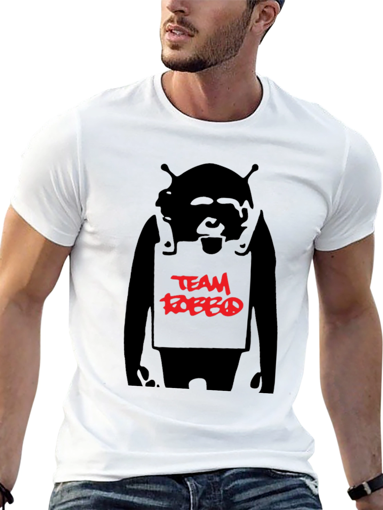 Team Robbo Black Graphic Tee