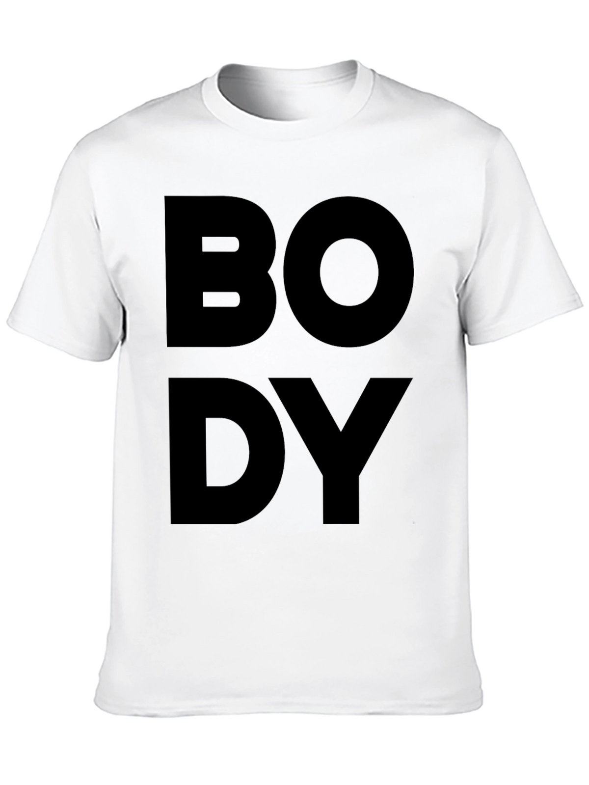 Bold Body Black T-Shirt - Statement Tee