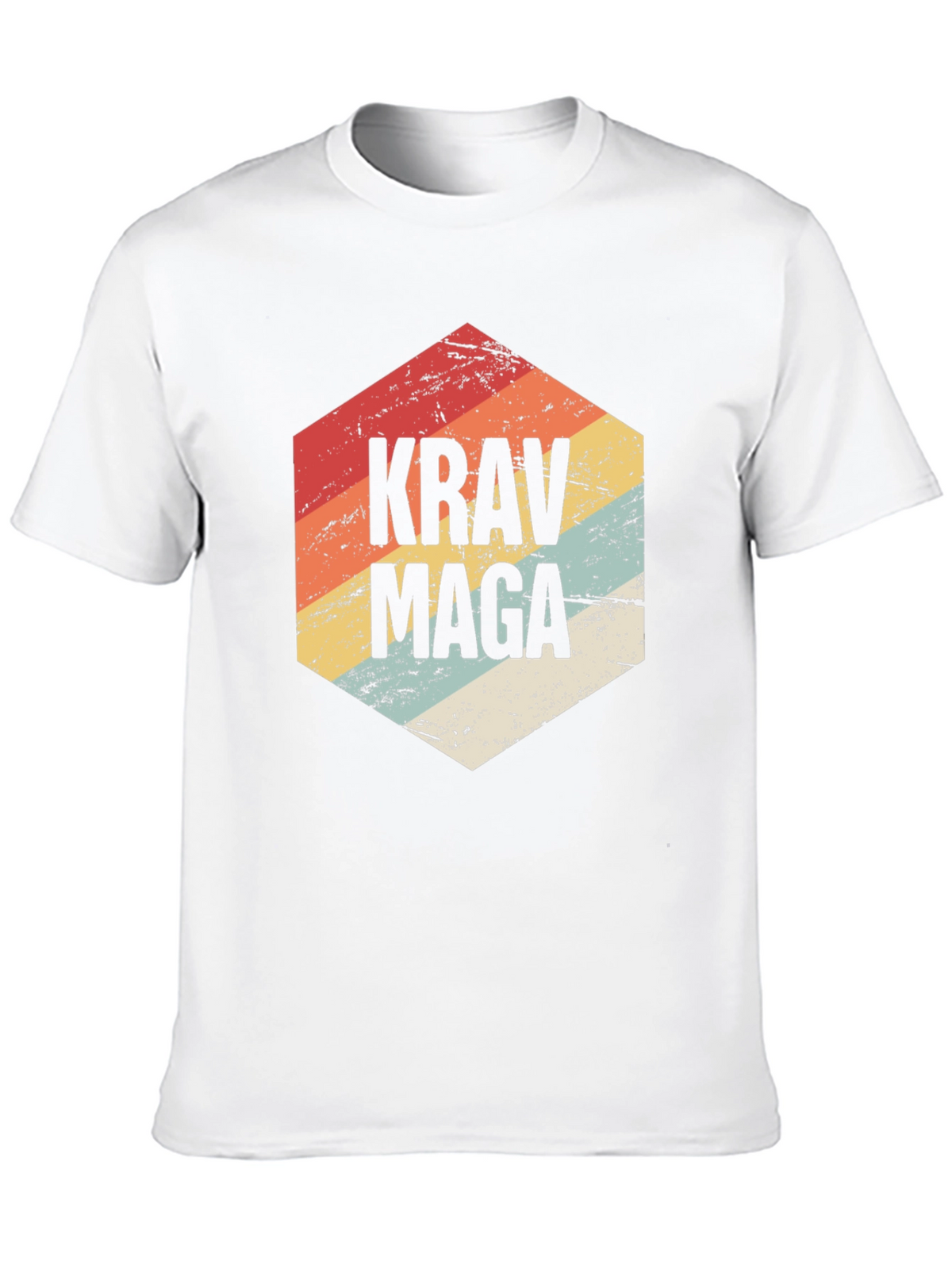 Krav Maga Retro Graphic Tee - Black Shirt