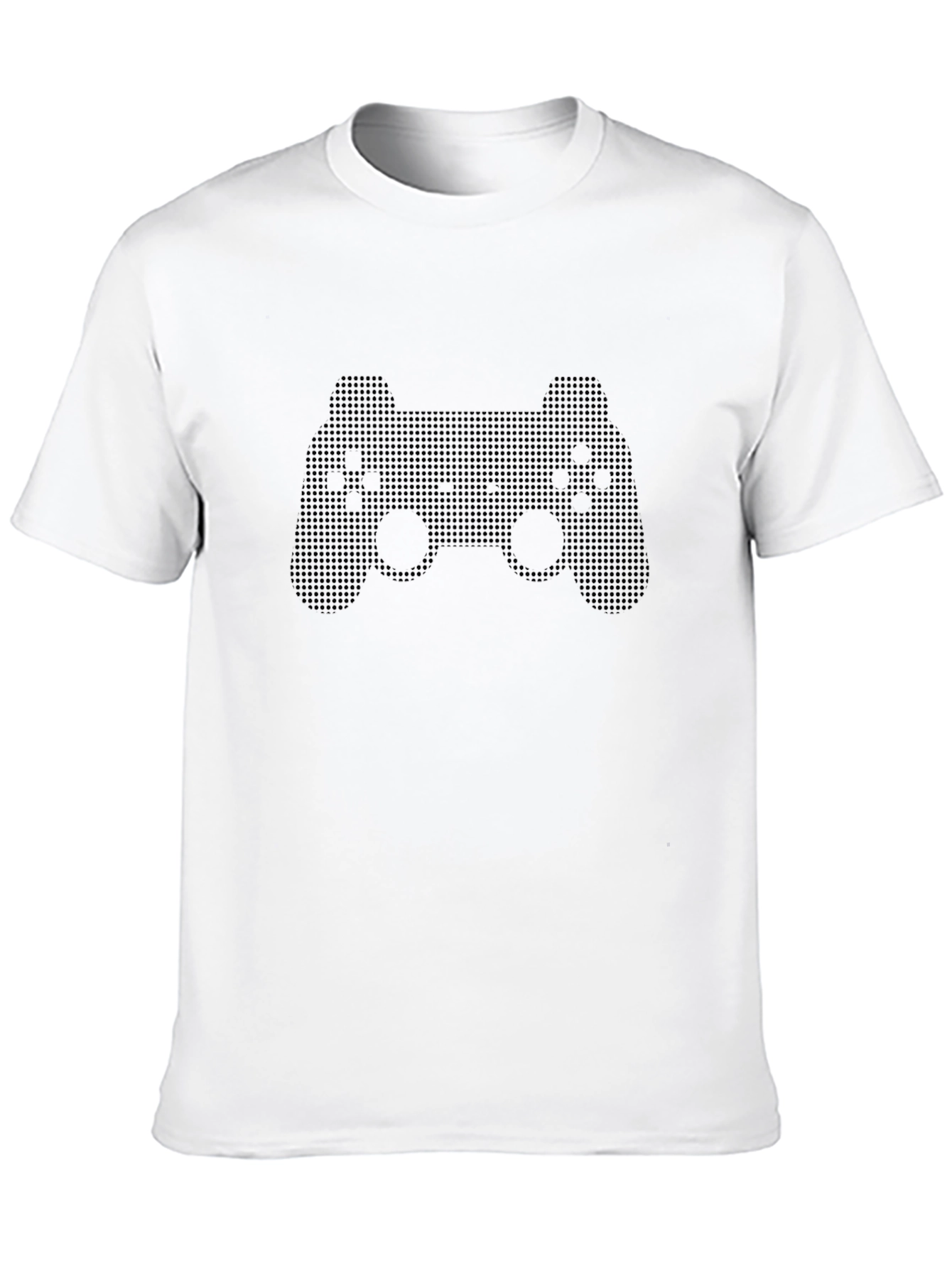Pixelated Game Controller Graphic T-Shirt