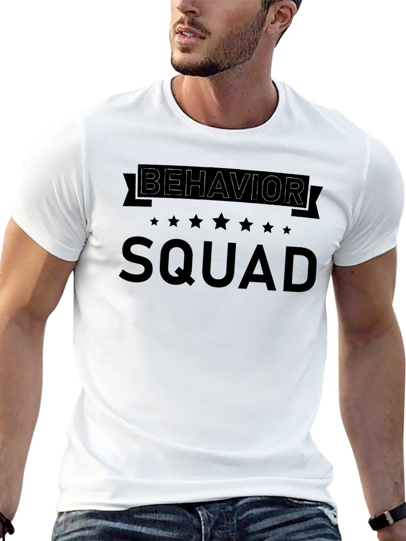 Behavior Squad Graphic Tee - Mens Black T-Shirt