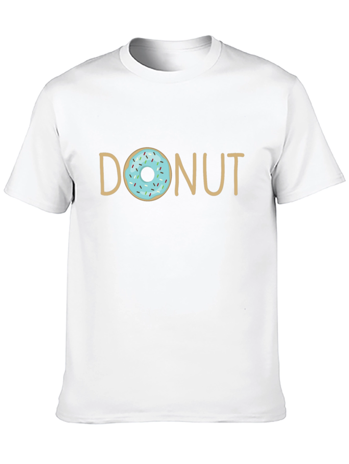 Donut Graphic T-Shirt - Casual Cotton Tee
