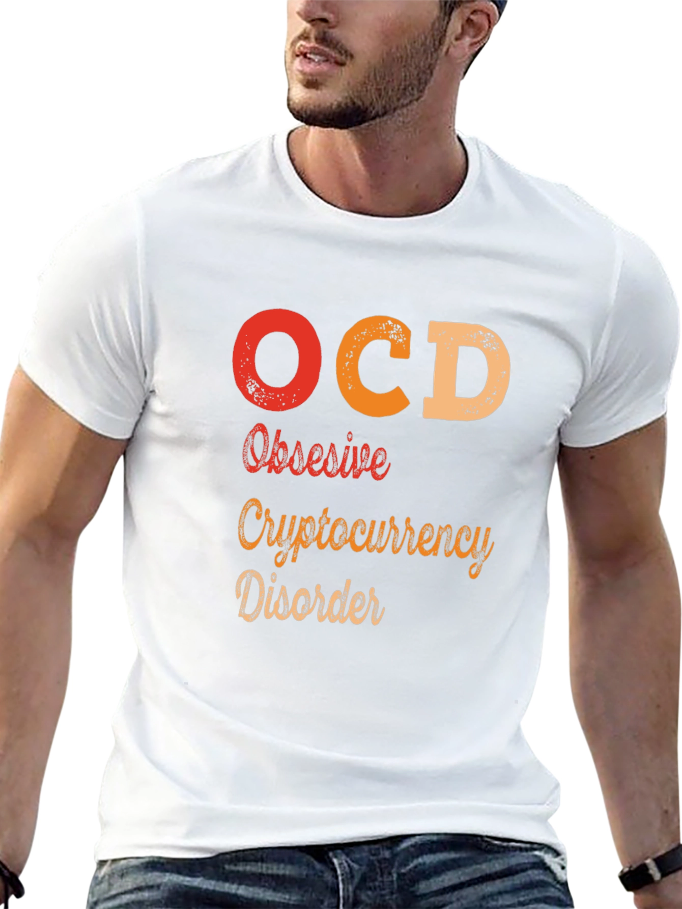OCD Obsessive Cryptocurrency Disorder Graphic Tee