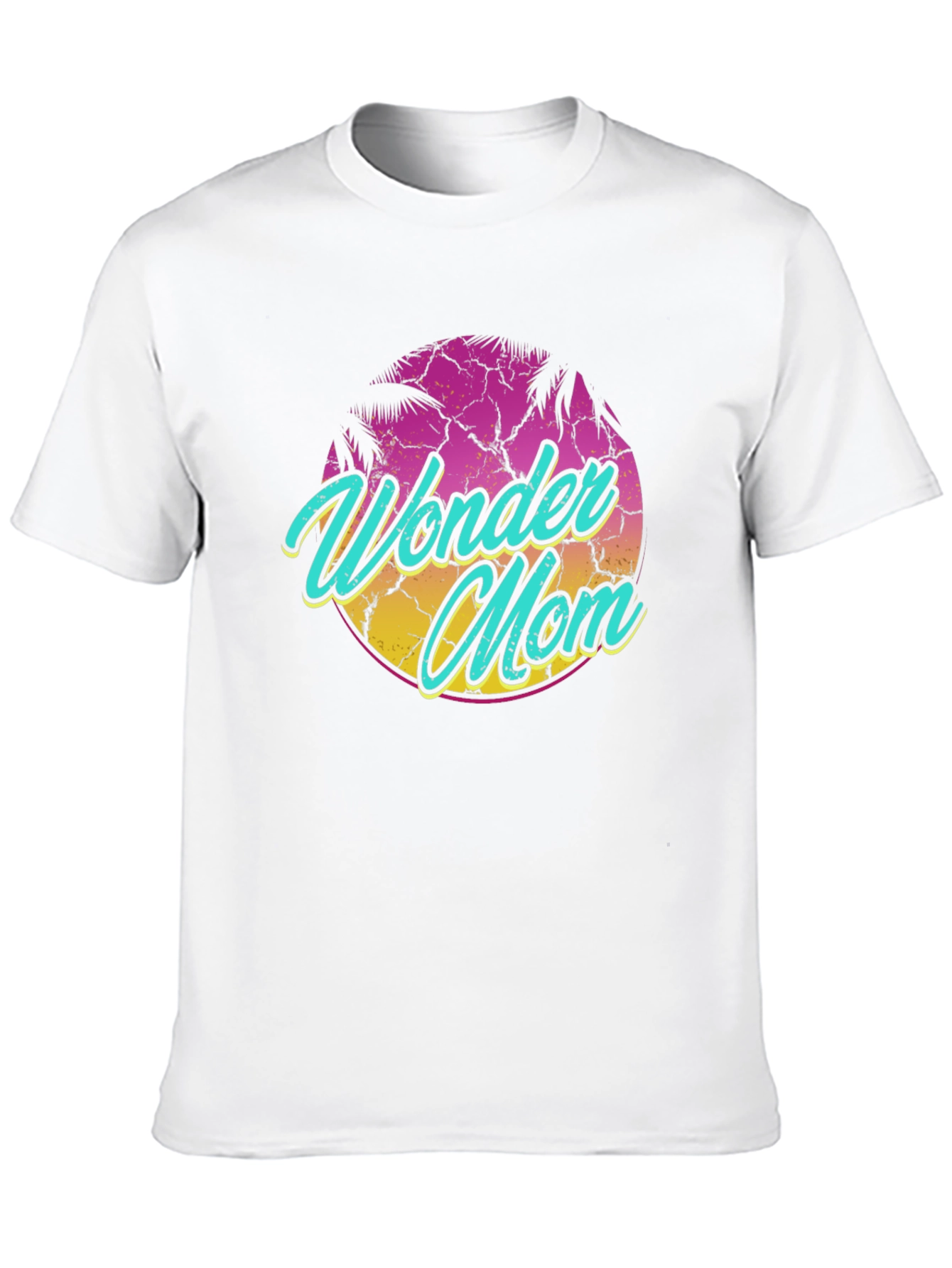 Wonder Mom Retro Graphic Tee - Black T-Shirt