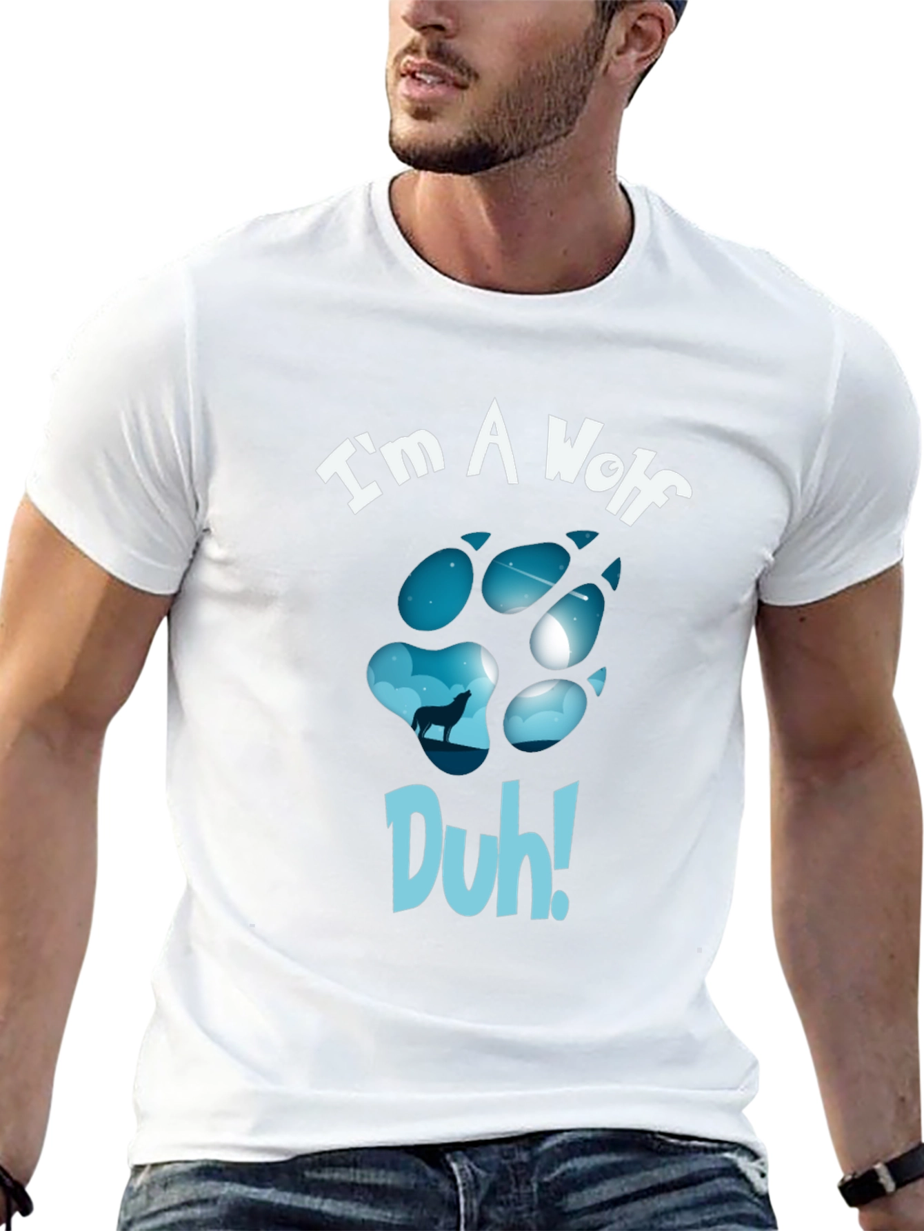 Im A Wolf Duh! Graphic Tee