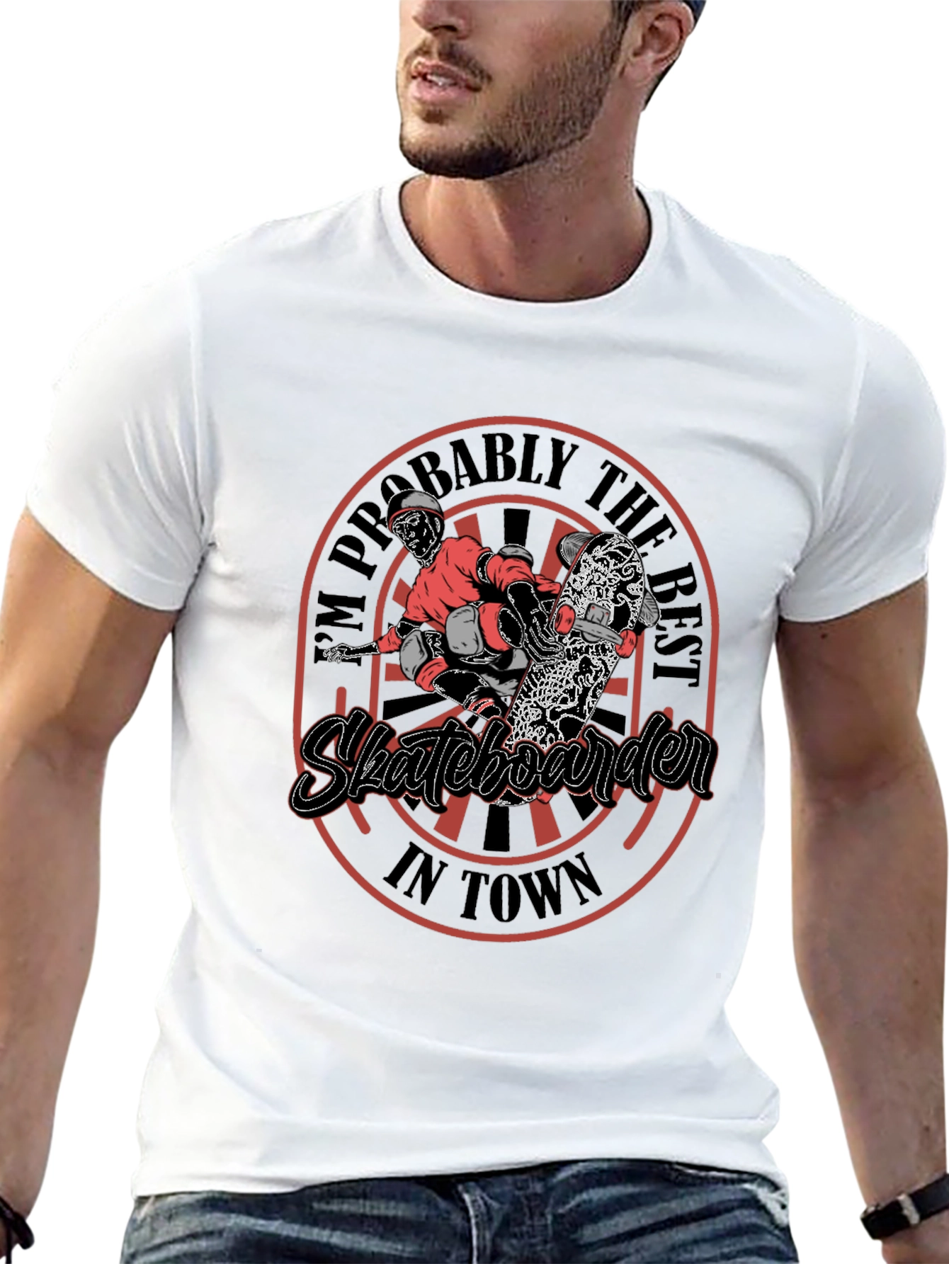 Skateboarder Graphic T-Shirt - Best in Town