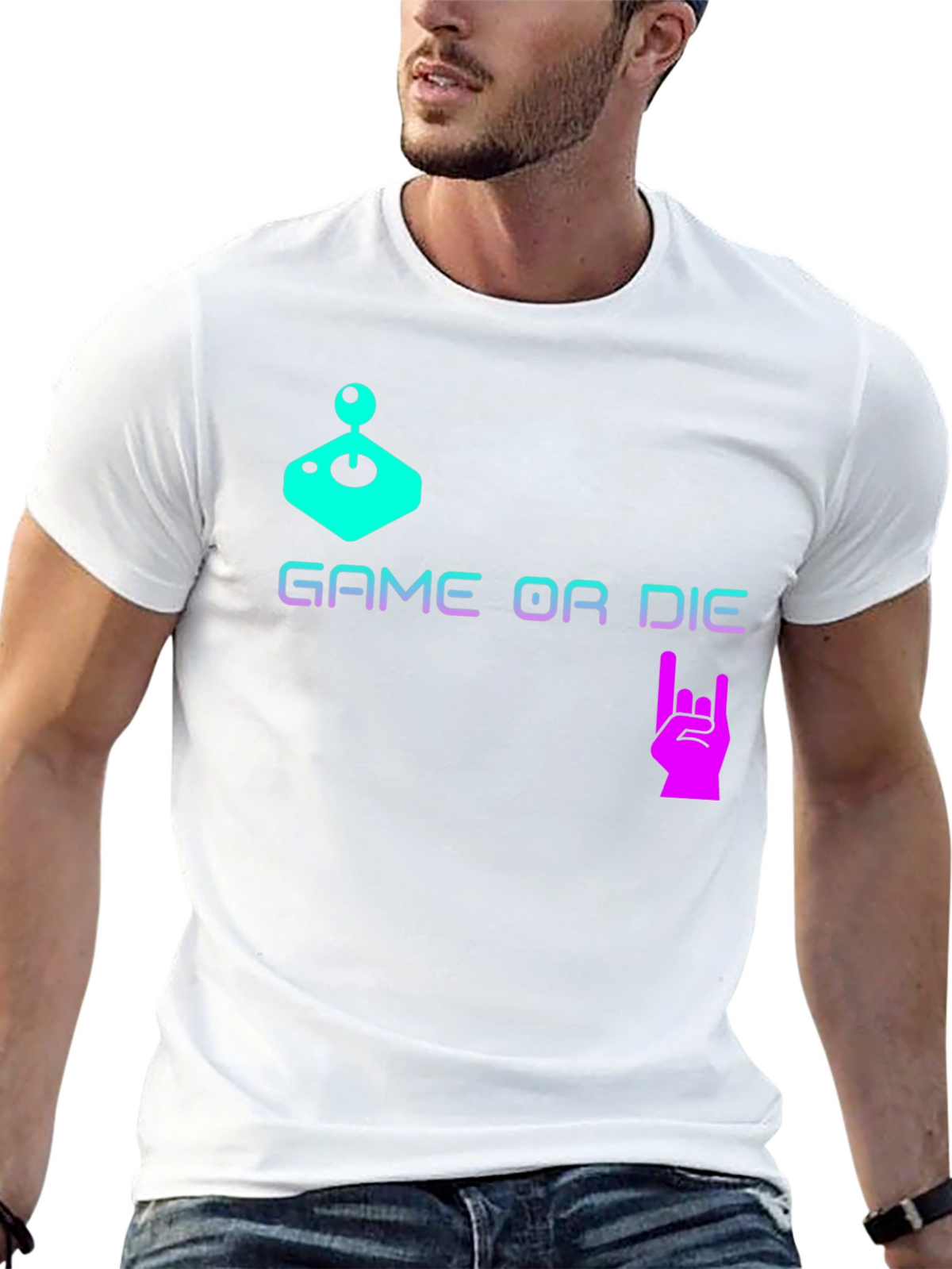 Game or Die Graphic T-Shirt