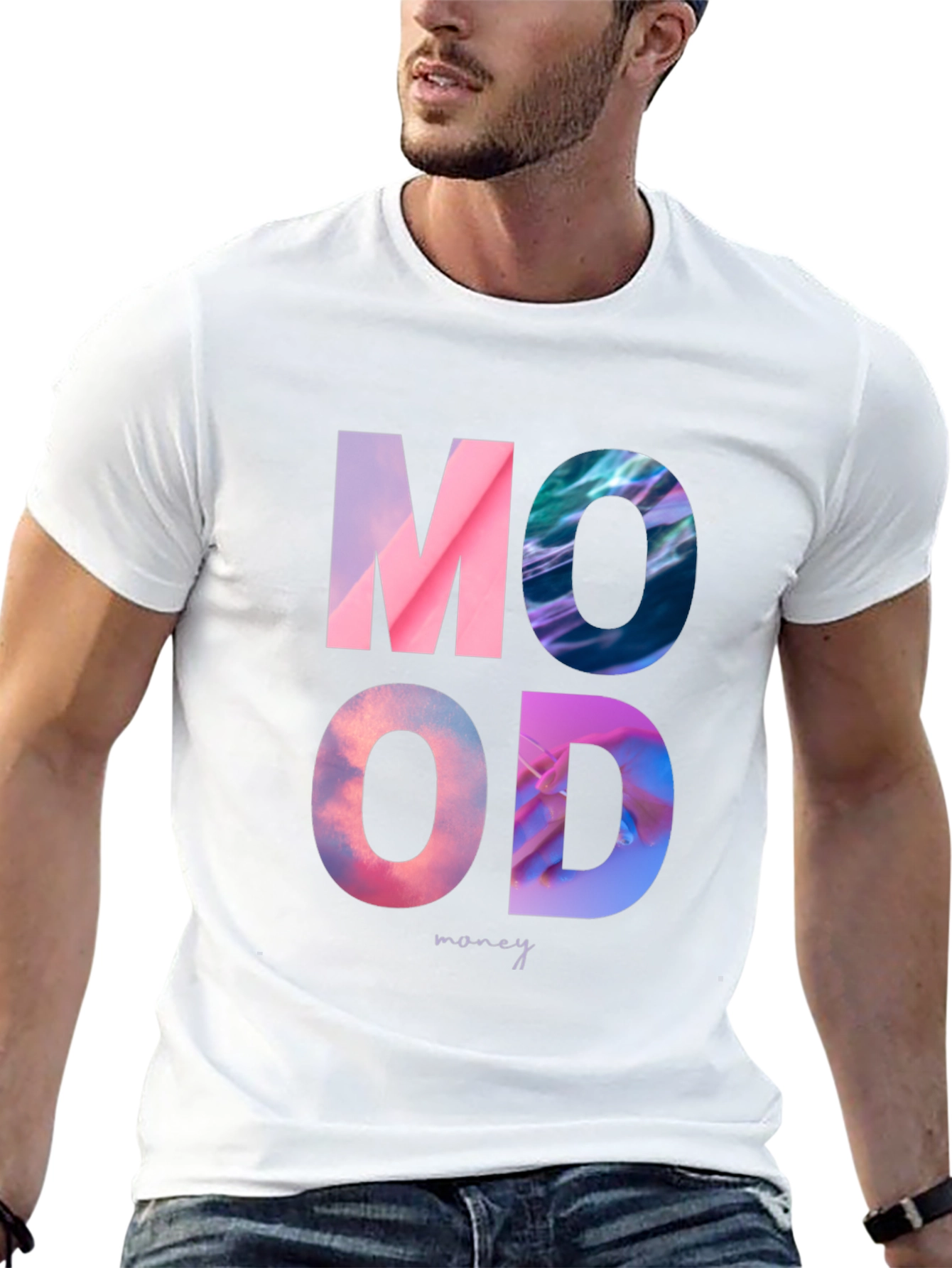 Mood Money Graphic Print Tee