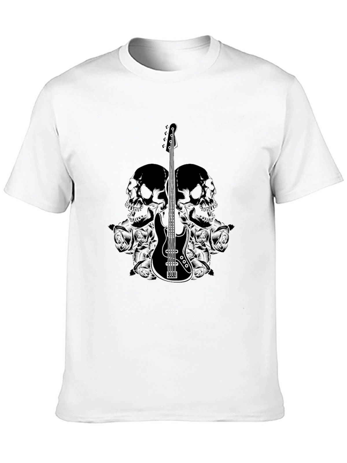 Skull & Guitar Graphic Tee