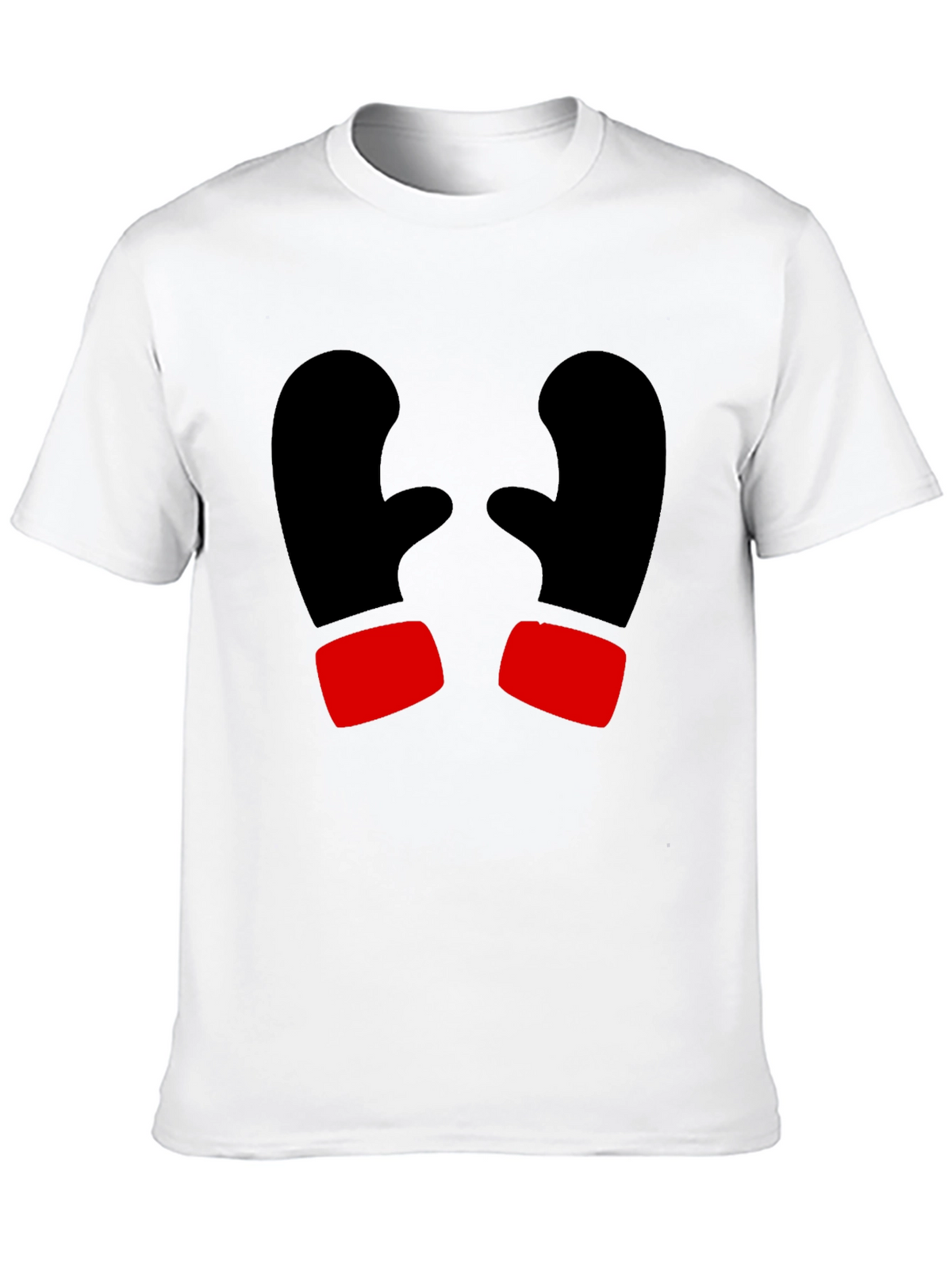 Boxing Gloves Graphic T-Shirt - Black
