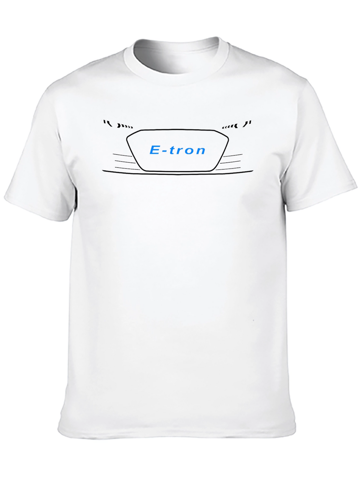 E-tron Car Inspired T-Shirt - Black