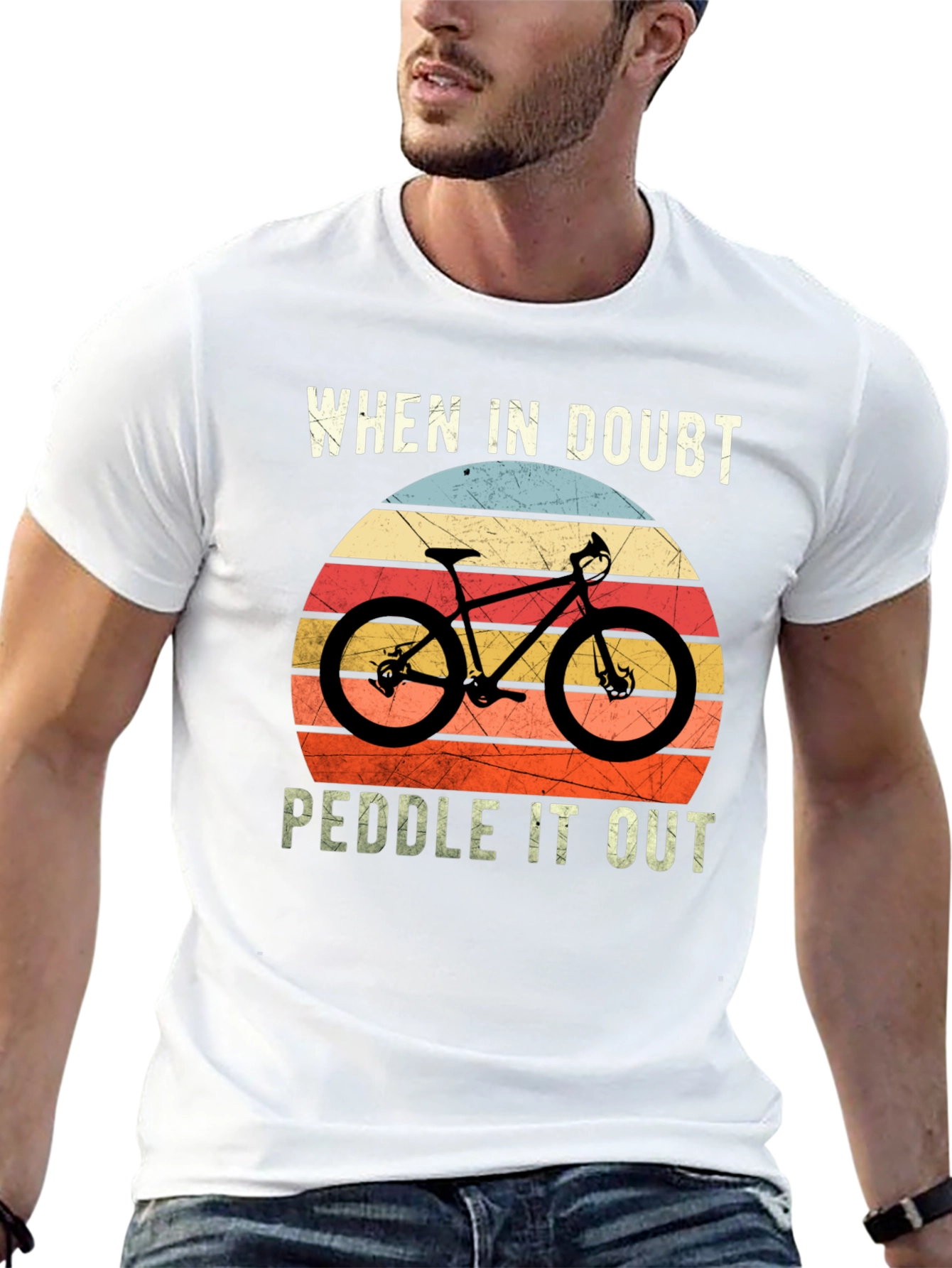 When In Doubt Peddle It Out T-Shirt