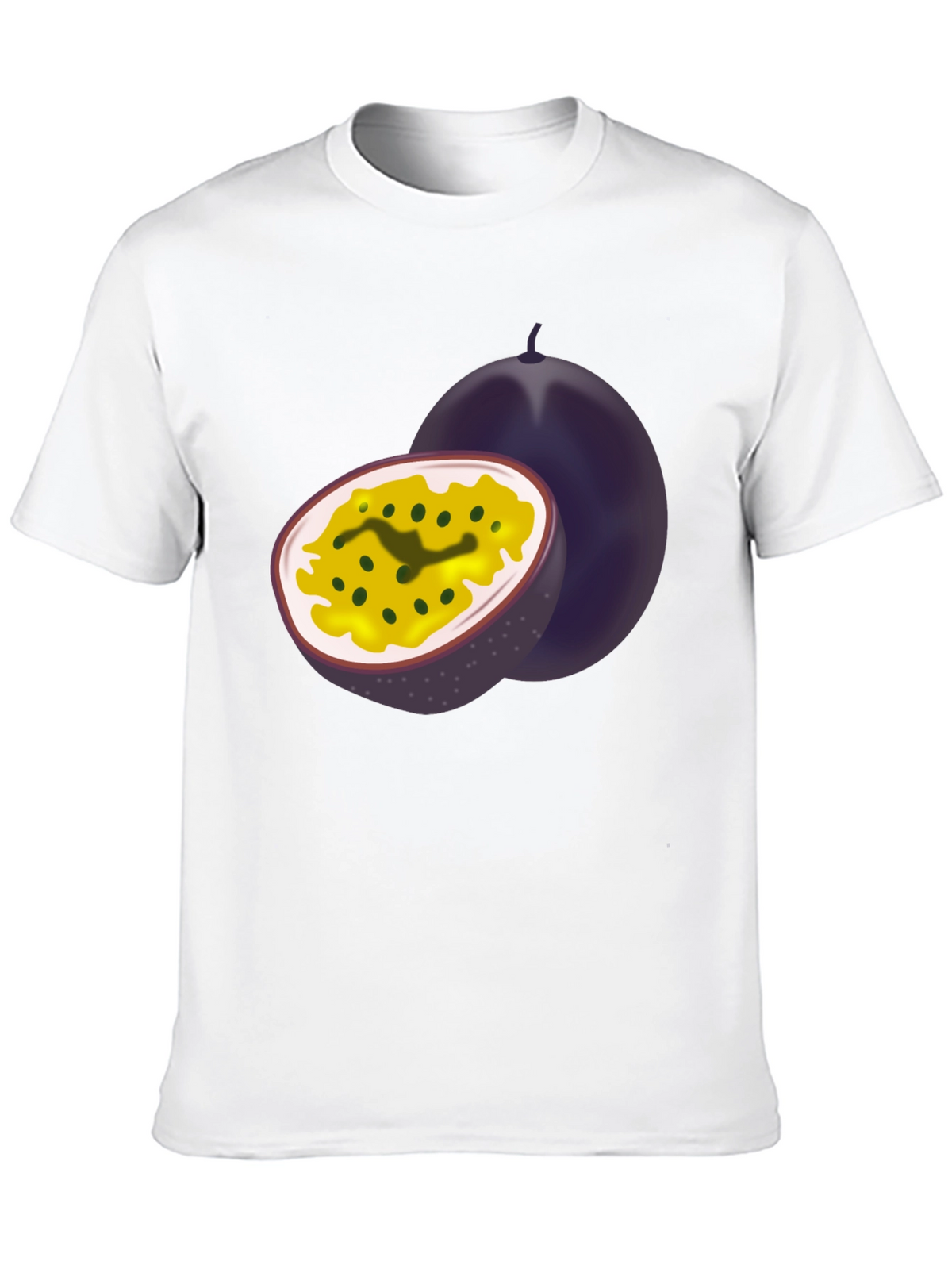 Passion Fruit Graphic Black Tee