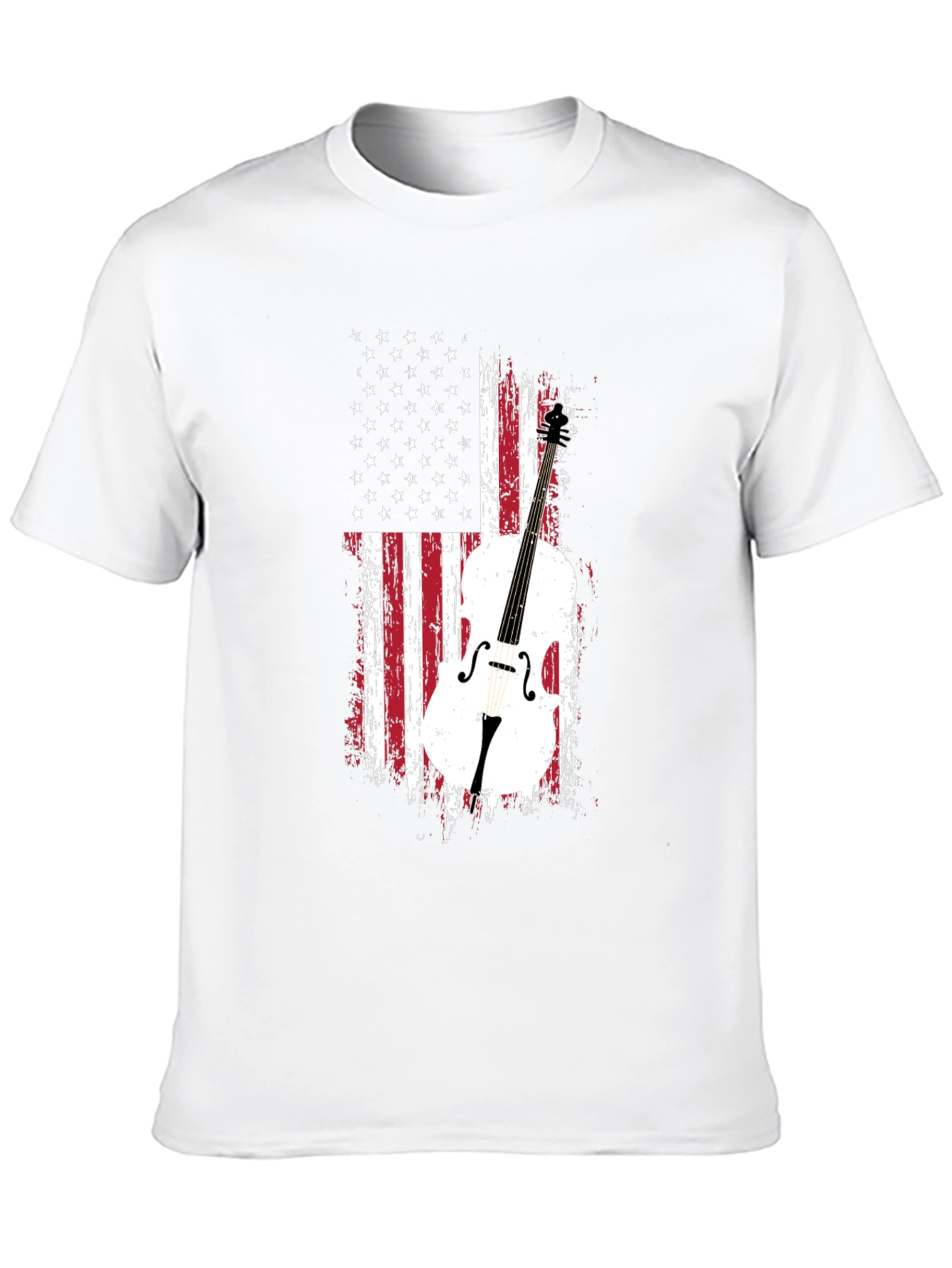 American Flag Cello T-Shirt
