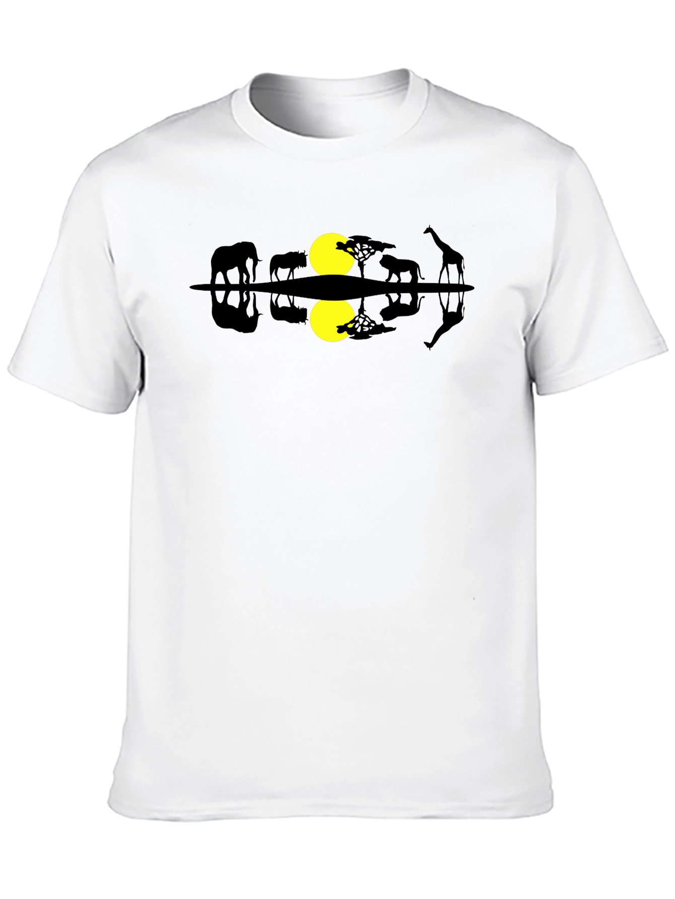 African Sunset T-Shirt: Nature Inspired Graphic Tee
