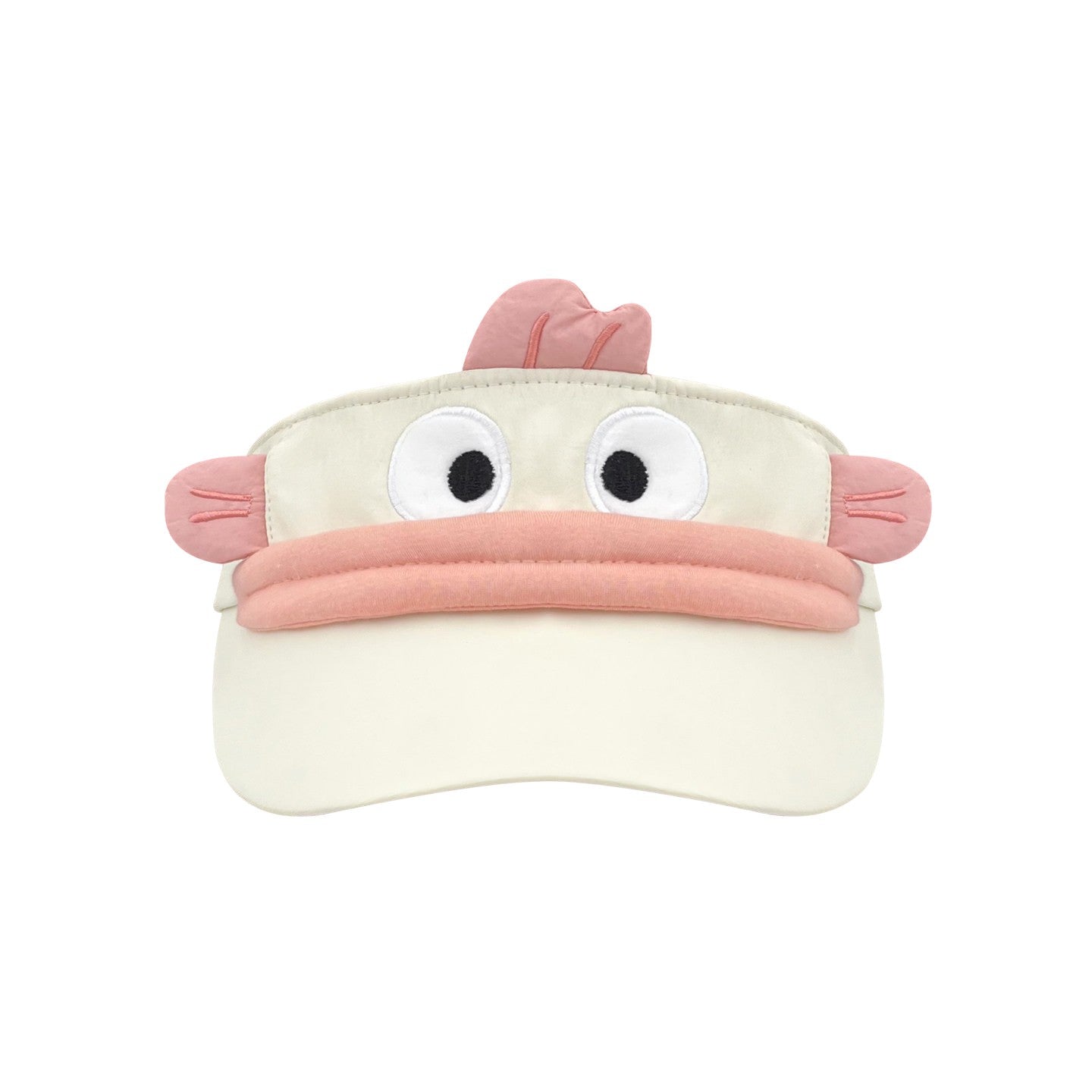 Cartoon Fish Design Open Top Visor Hat Quick Dry Sun Protection