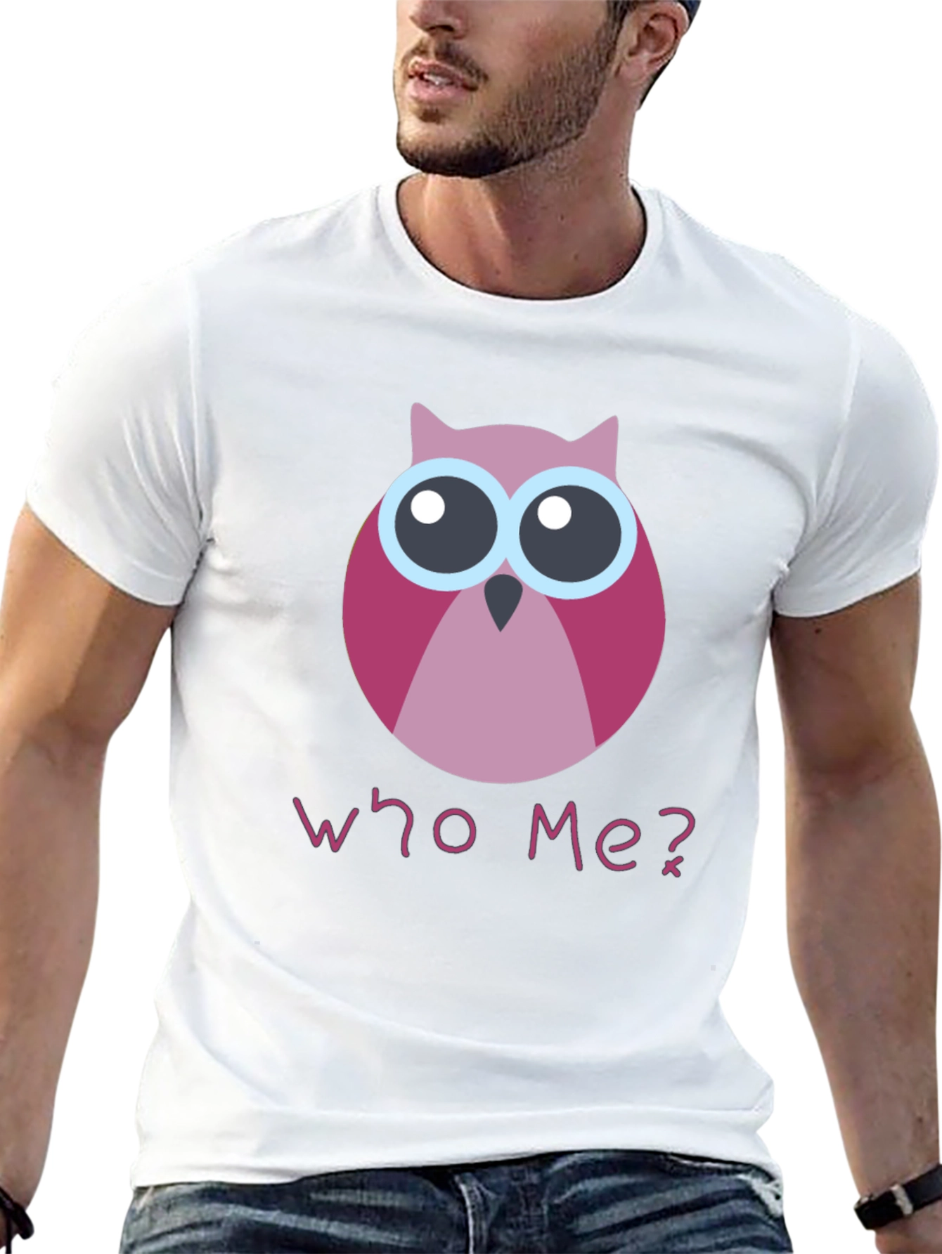 Who Me? Owl Graphic T-Shirt