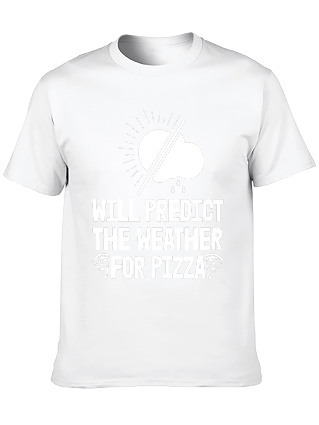 Weather Predictor Pizza Lover T-Shirt
