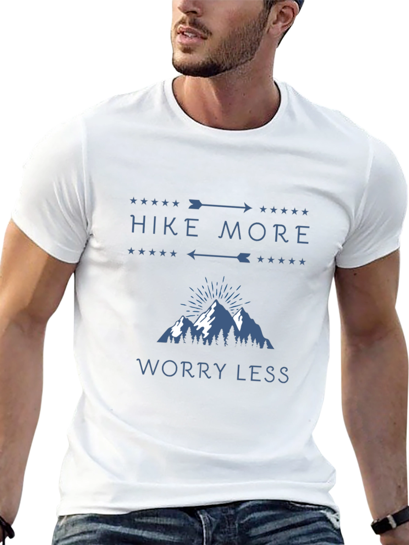 Hike More Worry Less Graphic Tee