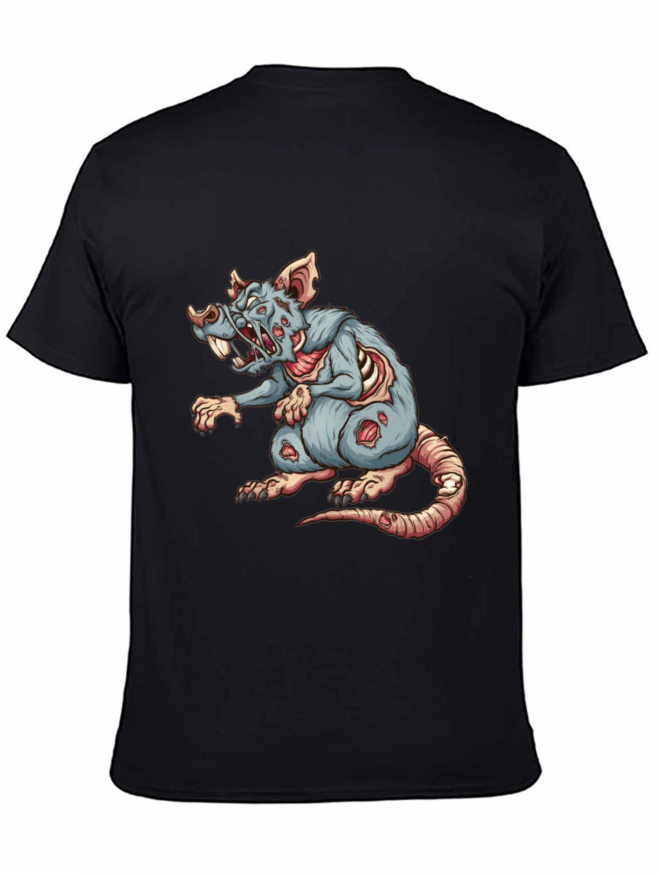 Zombie Rat Graphic Tee - Black T-Shirt