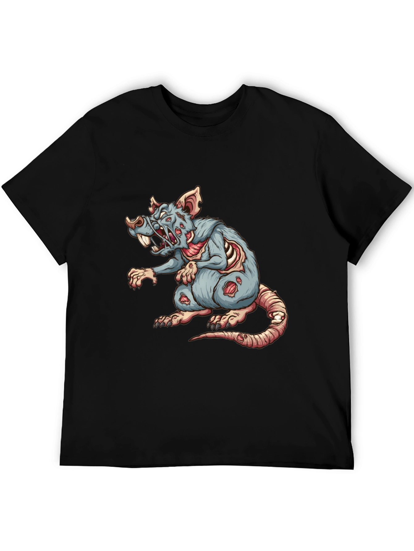 Zombie Rat Graphic Tee - Black T-Shirt