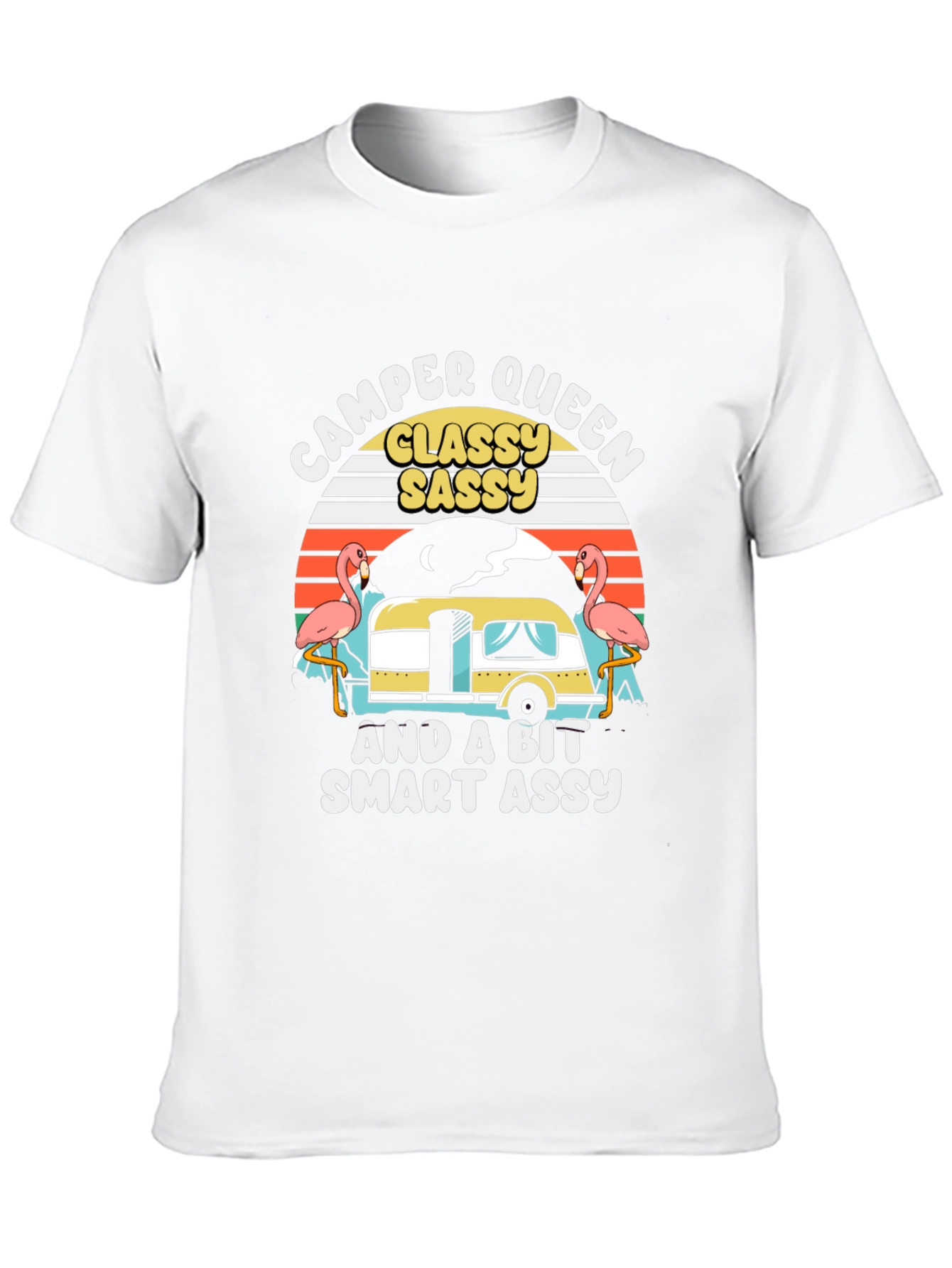 Camper Queen Graphic Tee - Classy Sassy Smart Assy