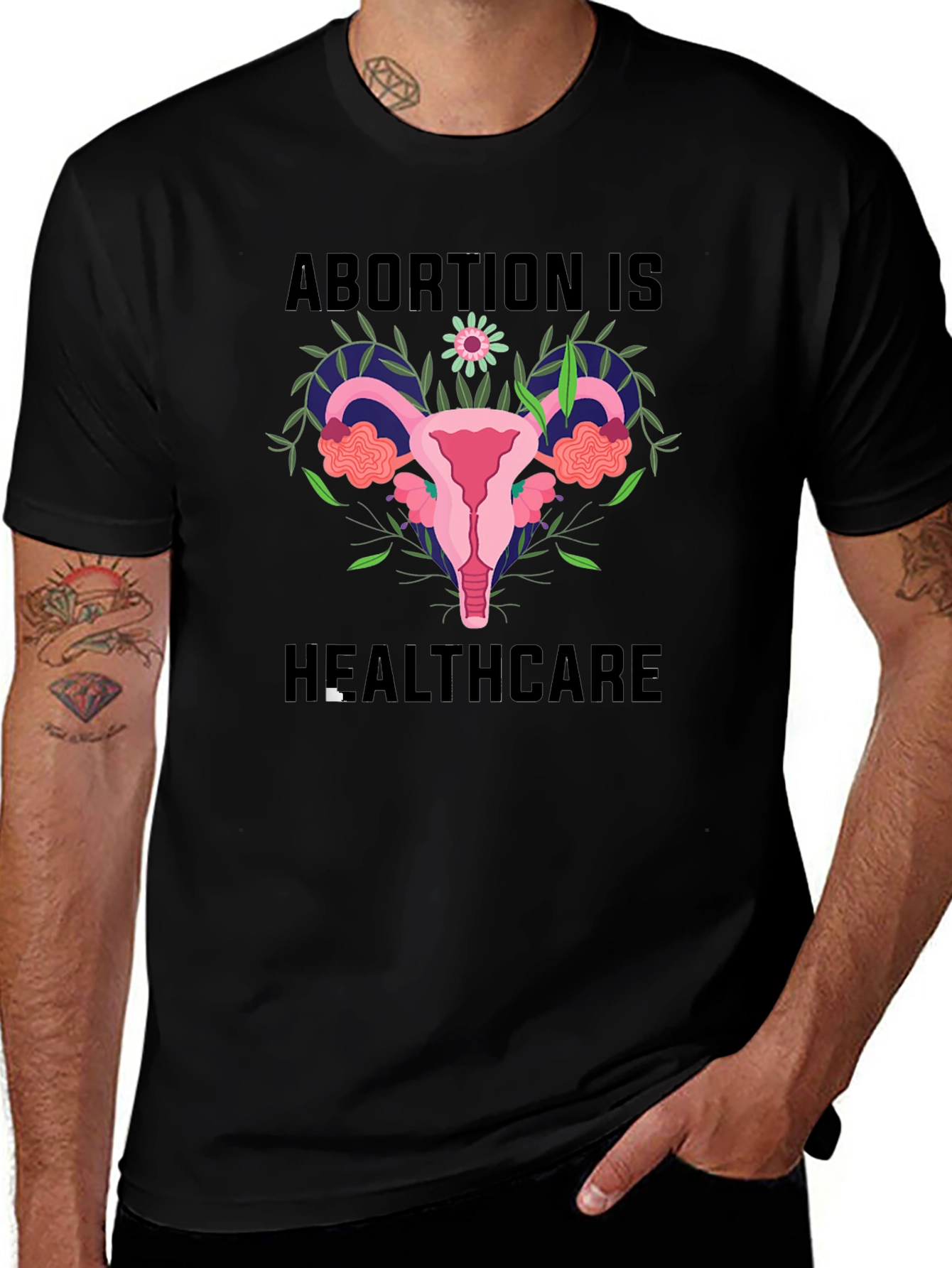 Abortion is Healthcare Graphic T-Shirt