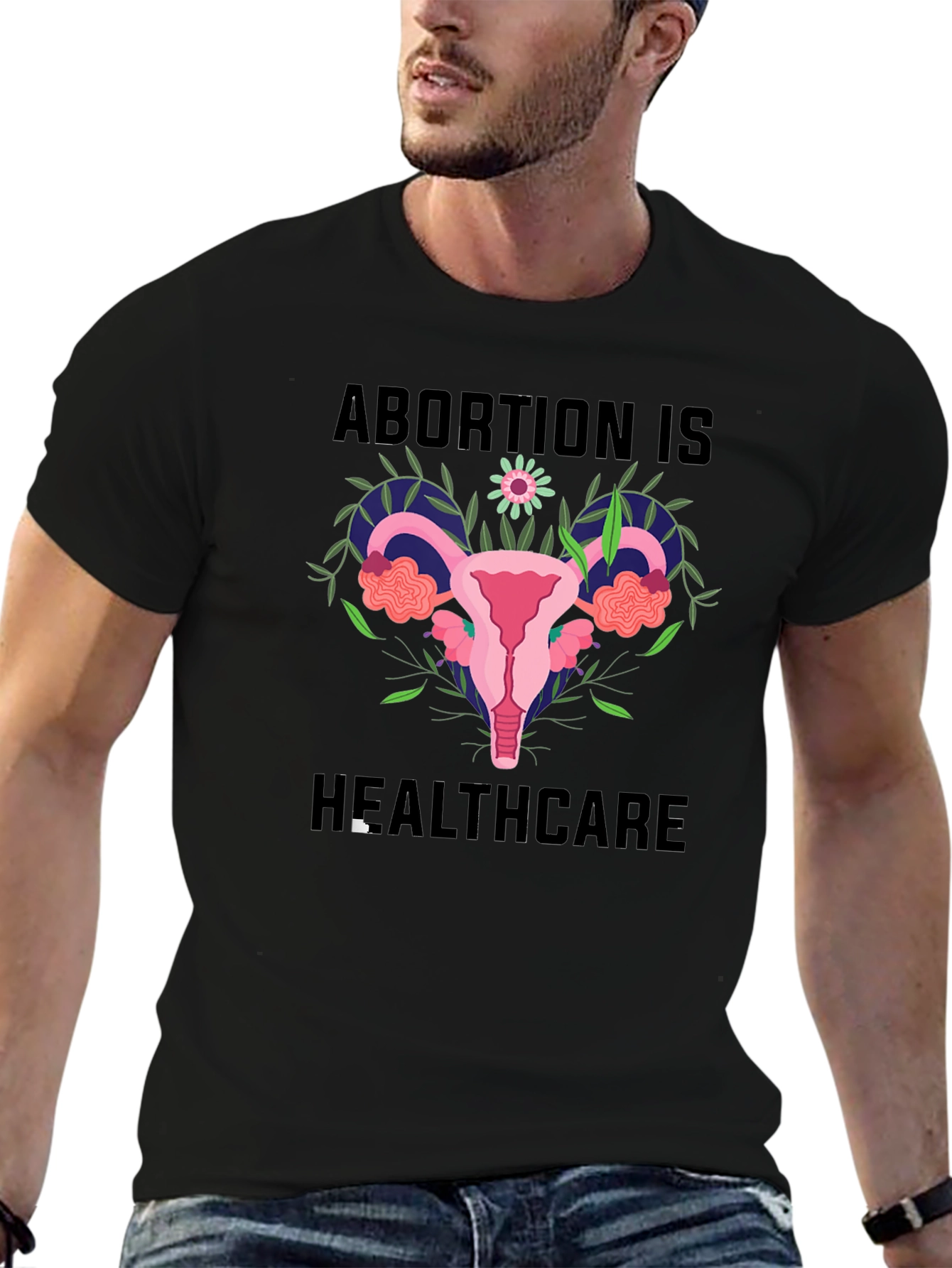 Abortion is Healthcare Graphic T-Shirt
