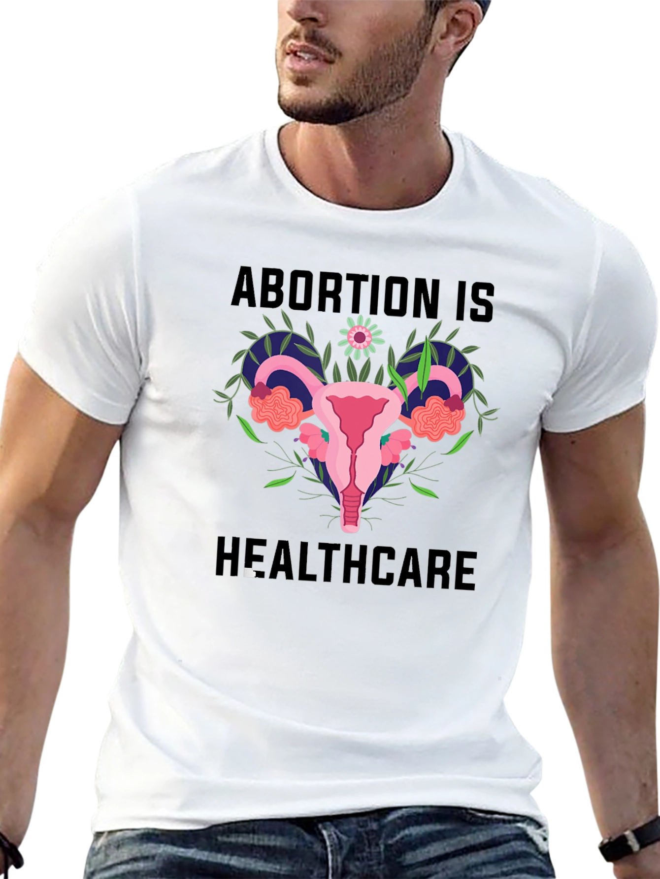 Abortion is Healthcare Graphic T-Shirt