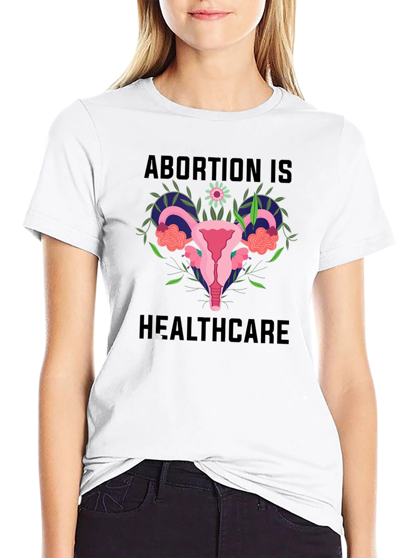 Abortion is Healthcare Graphic T-Shirt