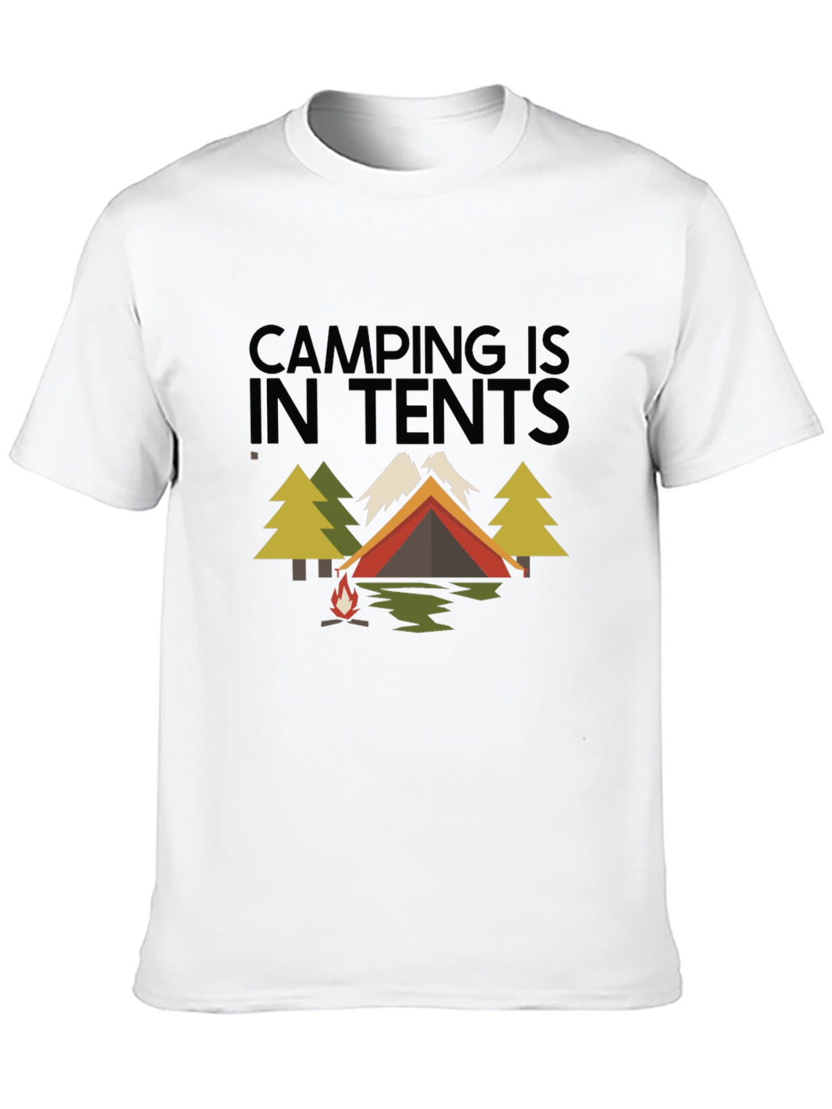 Camping in Tents Graphic Tee - Adventure Ready