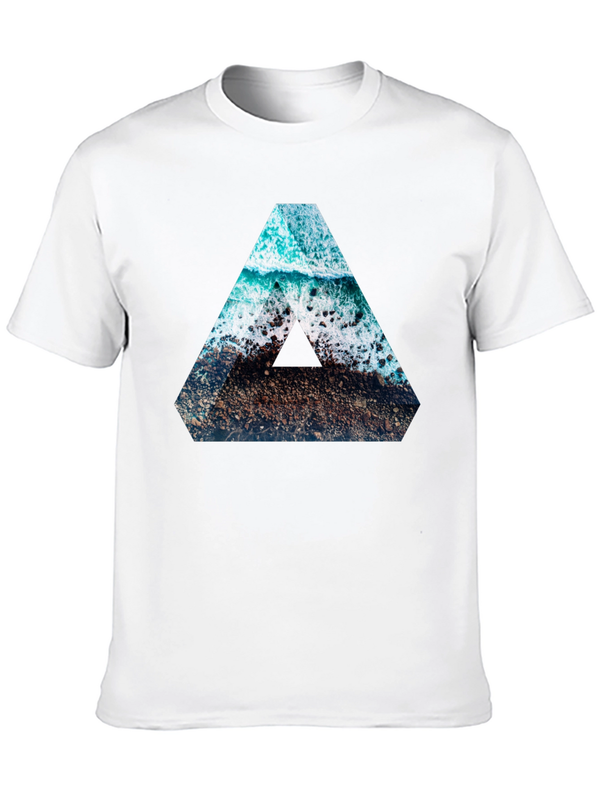 Ocean Wave Triangle Graphic Tee