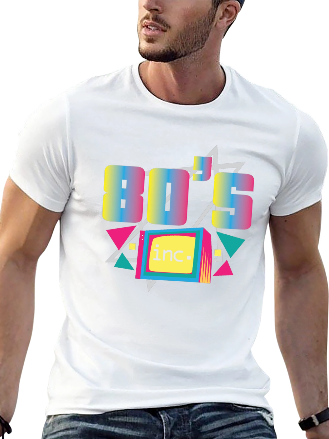 80s Inc. Graphic Tee - Retro Style