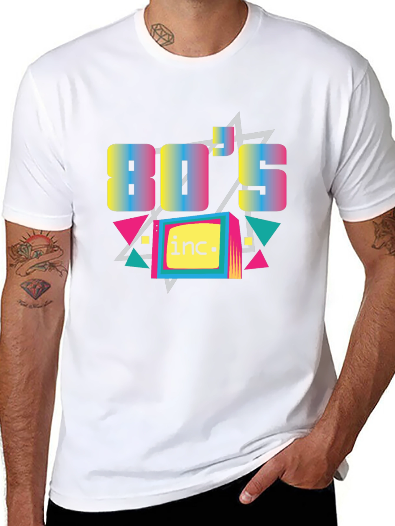 80s Inc. Graphic Tee - Retro Style