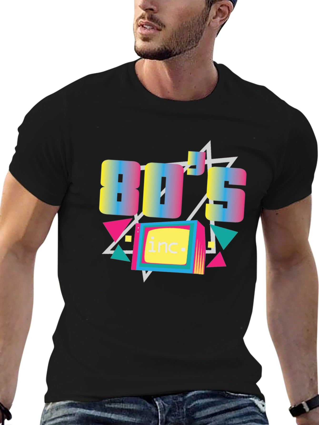 80s Inc. Graphic Tee - Retro Style