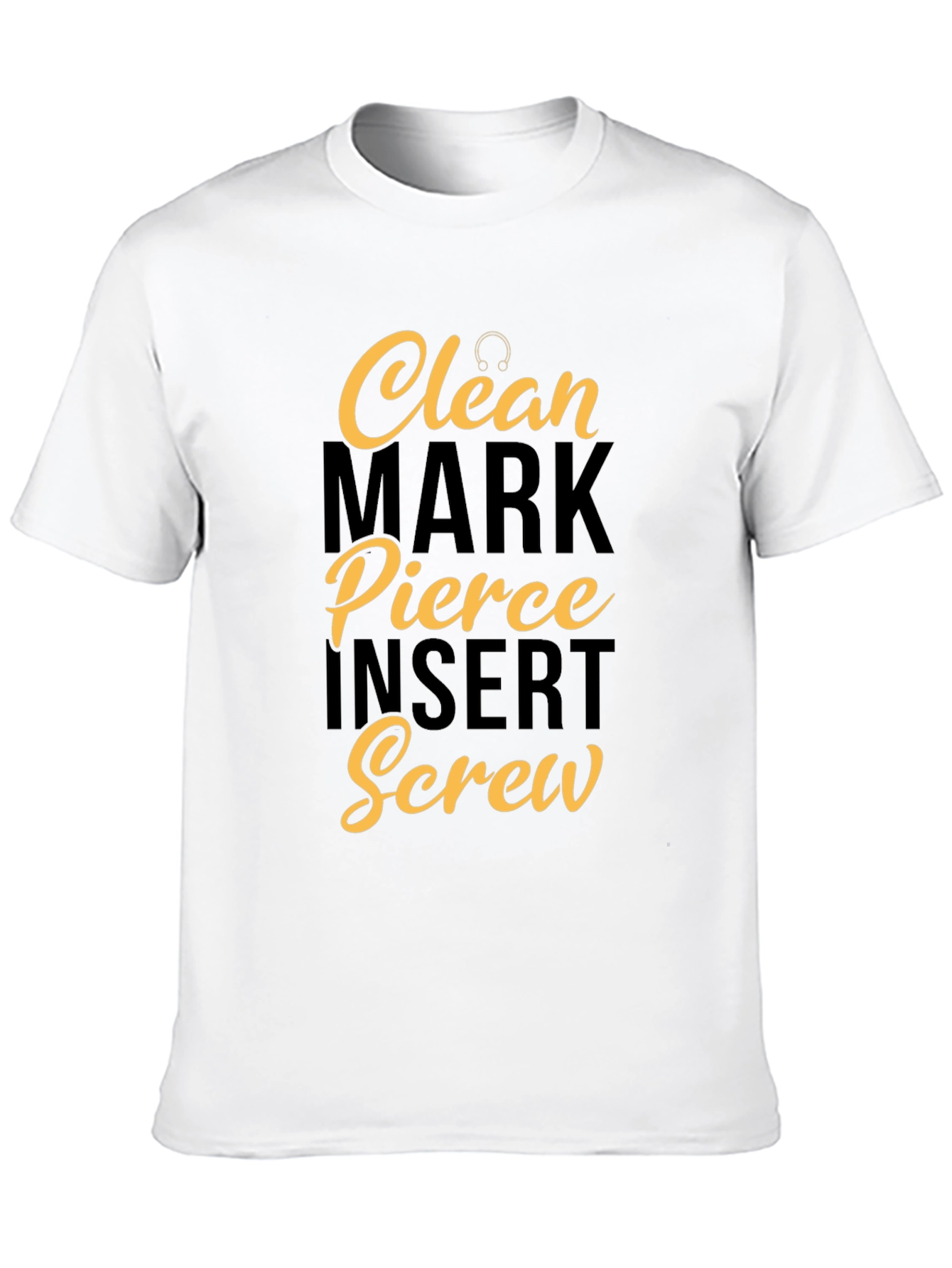 Clean Mark Pierce Insert Screw Graphic Tee