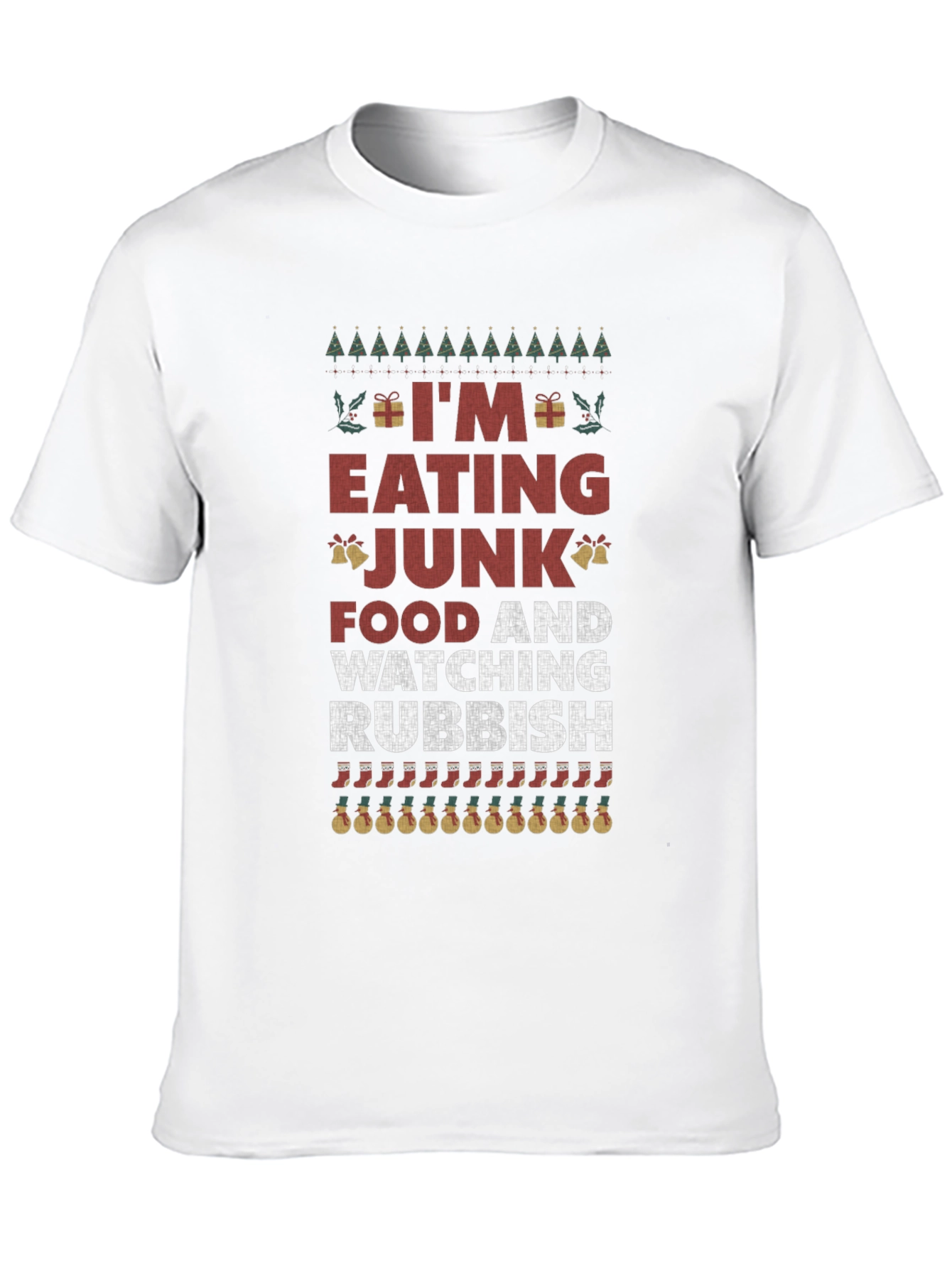 Eating Junk Food and Watching Rubbish T-Shirt